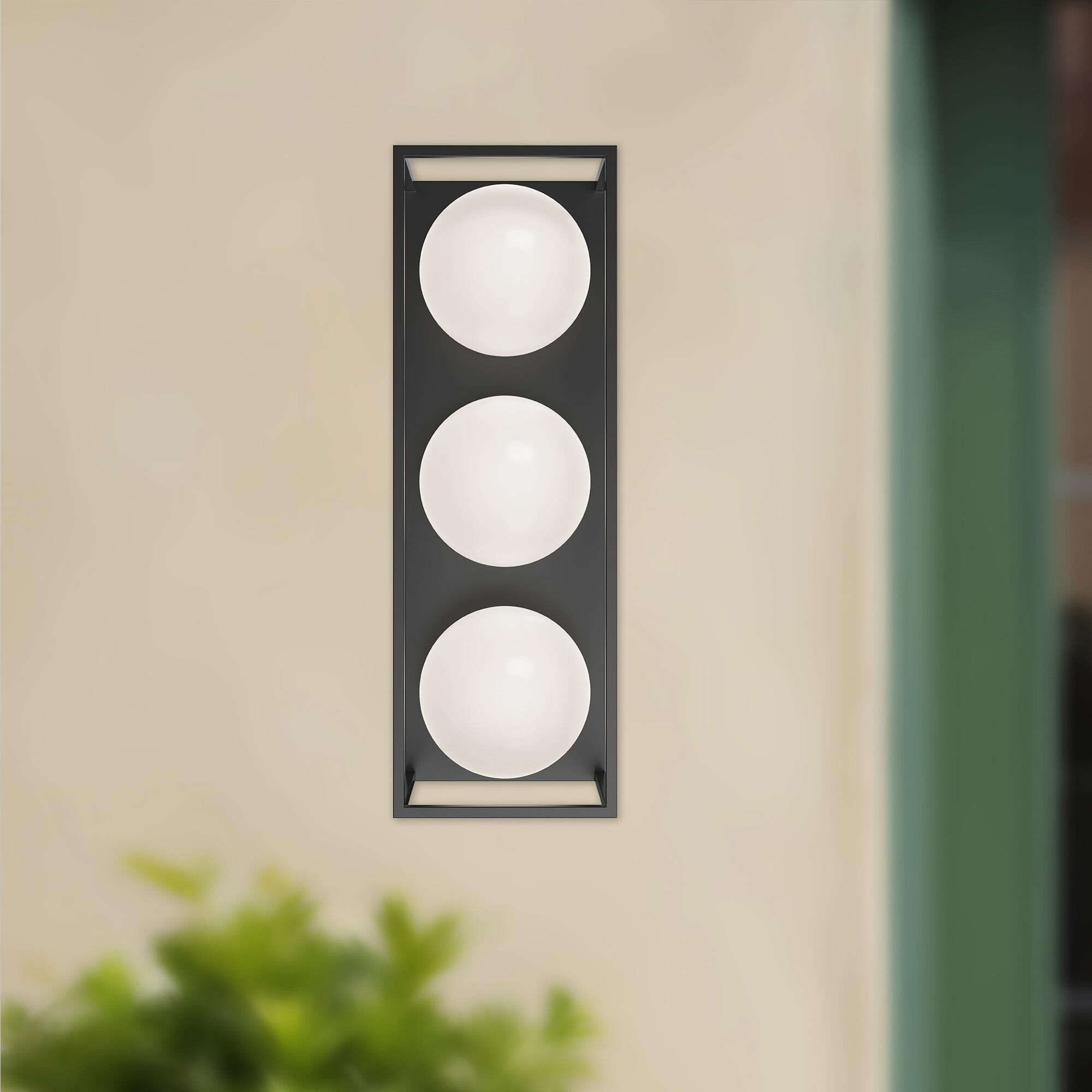 Amelia 3 Light Outdoor Wall Light by Alora Mood