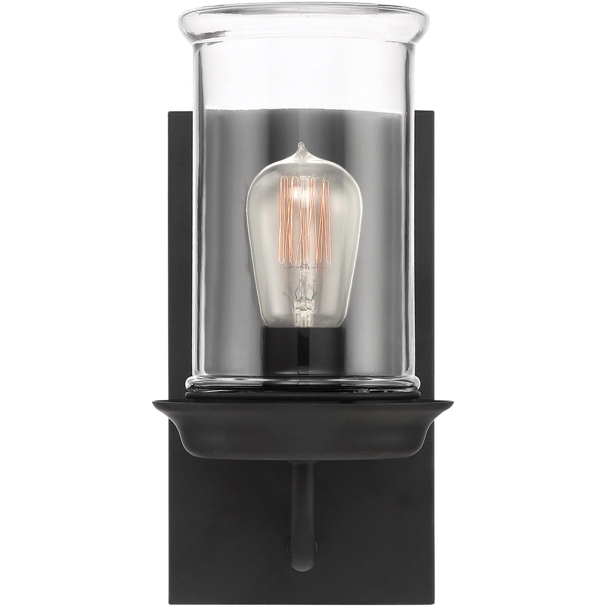 Shown in Espresso finish and Clear glass