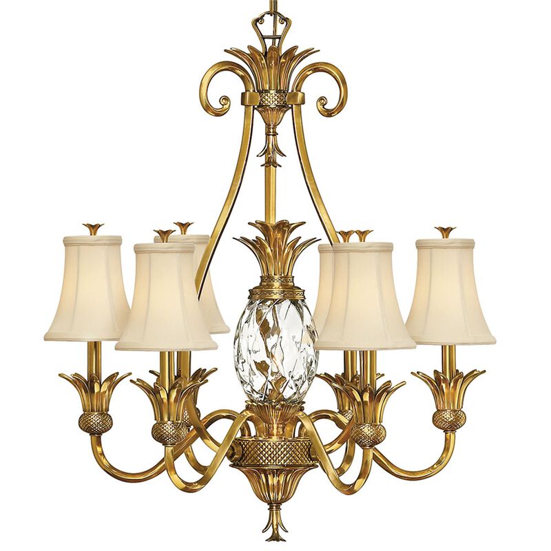 Plantation 28 Inch 7 Light Chandelier by Hinkley Lighting