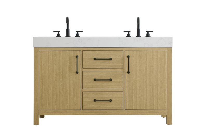 Nathan 54 Inch Bath Vanity by Elegant Dcor