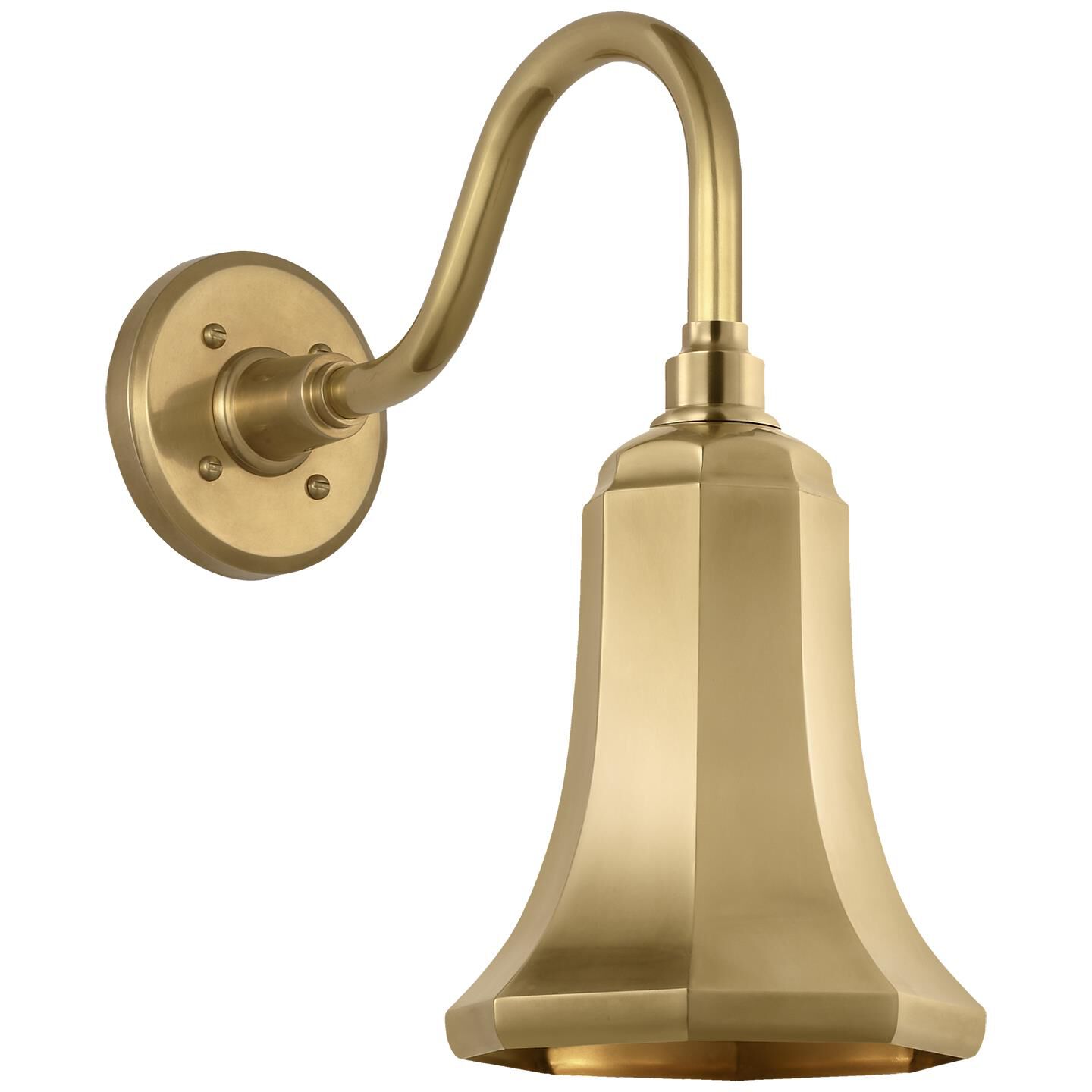 Shown in Hand-Rubbed Antique Brass finish and Hand-Rubbed Antique Brass Savannah shade