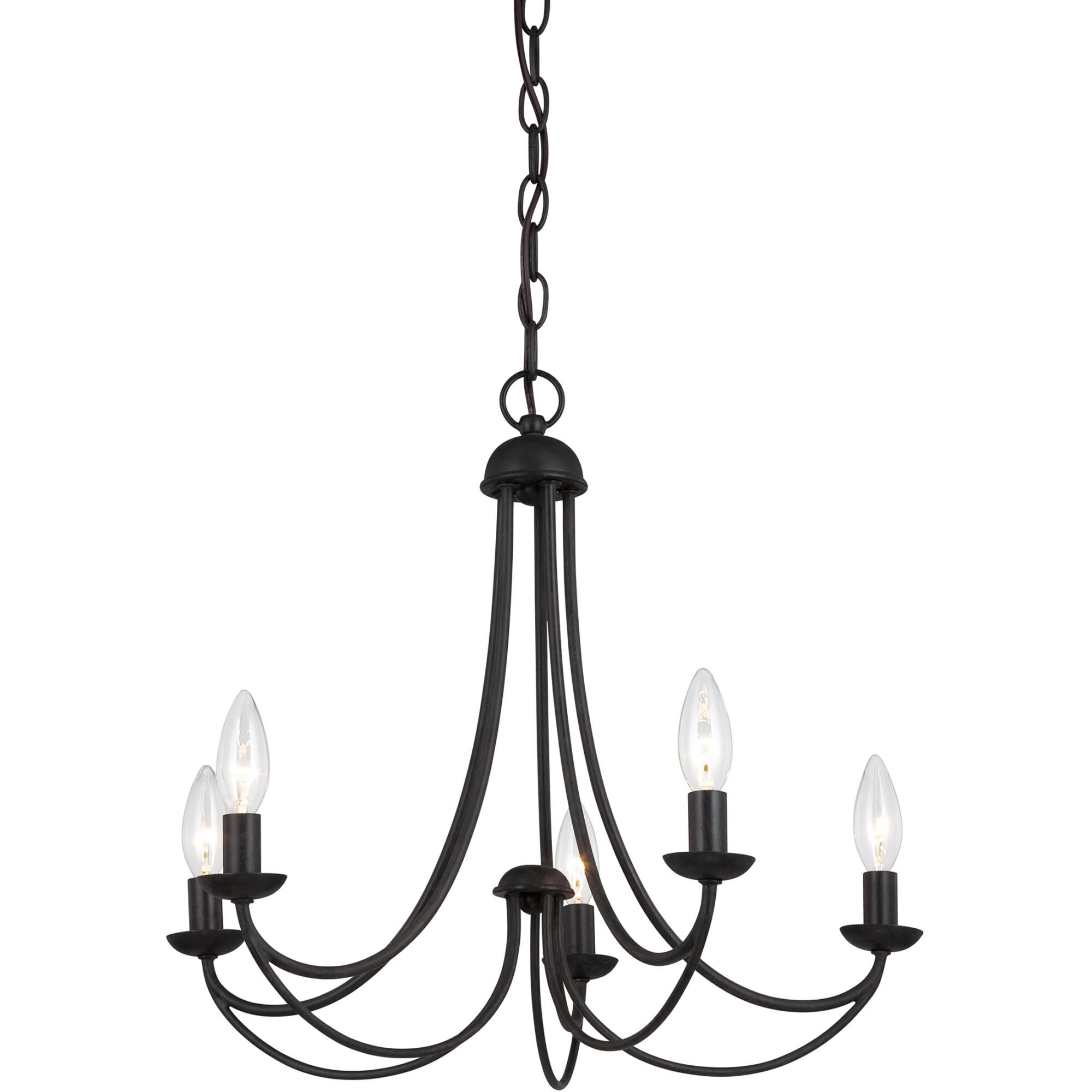 Mirren 21 Inch 5 Light Mini Chandelier by Quoizel