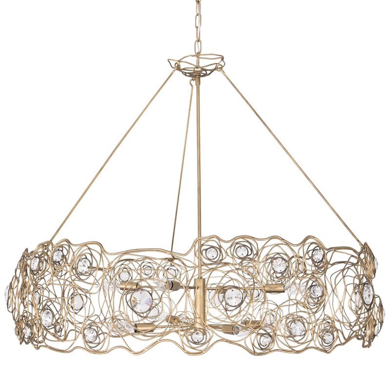 Ron Henderson Ethereal Rose Chandelier by Varaluz
