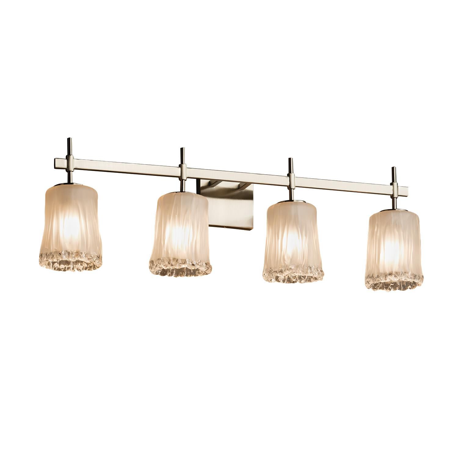 Veneto Luce 31 Inch 4 Light Bath Vanity Light by Justice Design Group