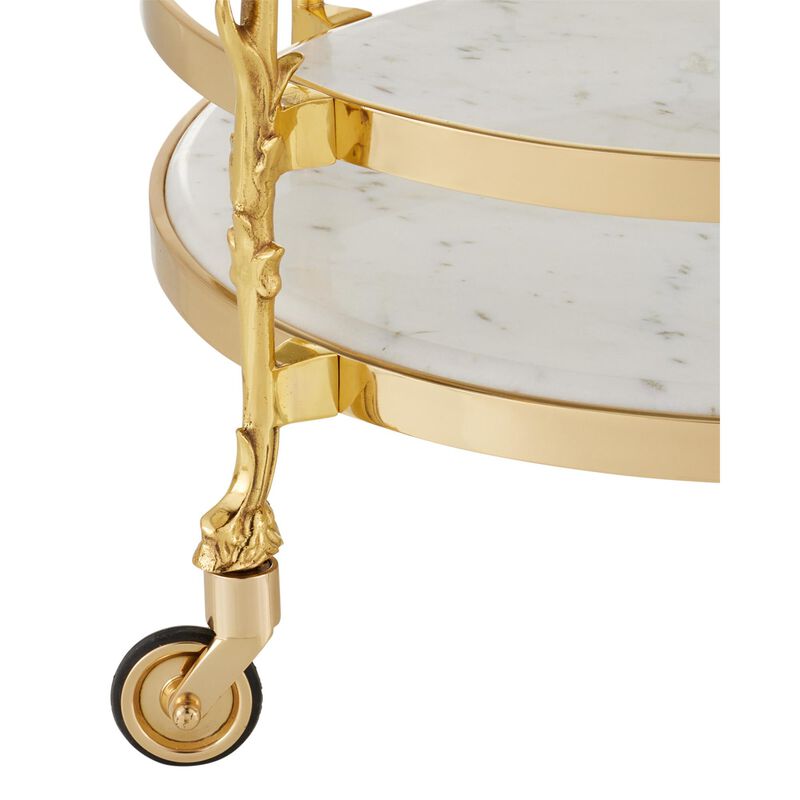 Fiore Bar Cart by Currey & Company