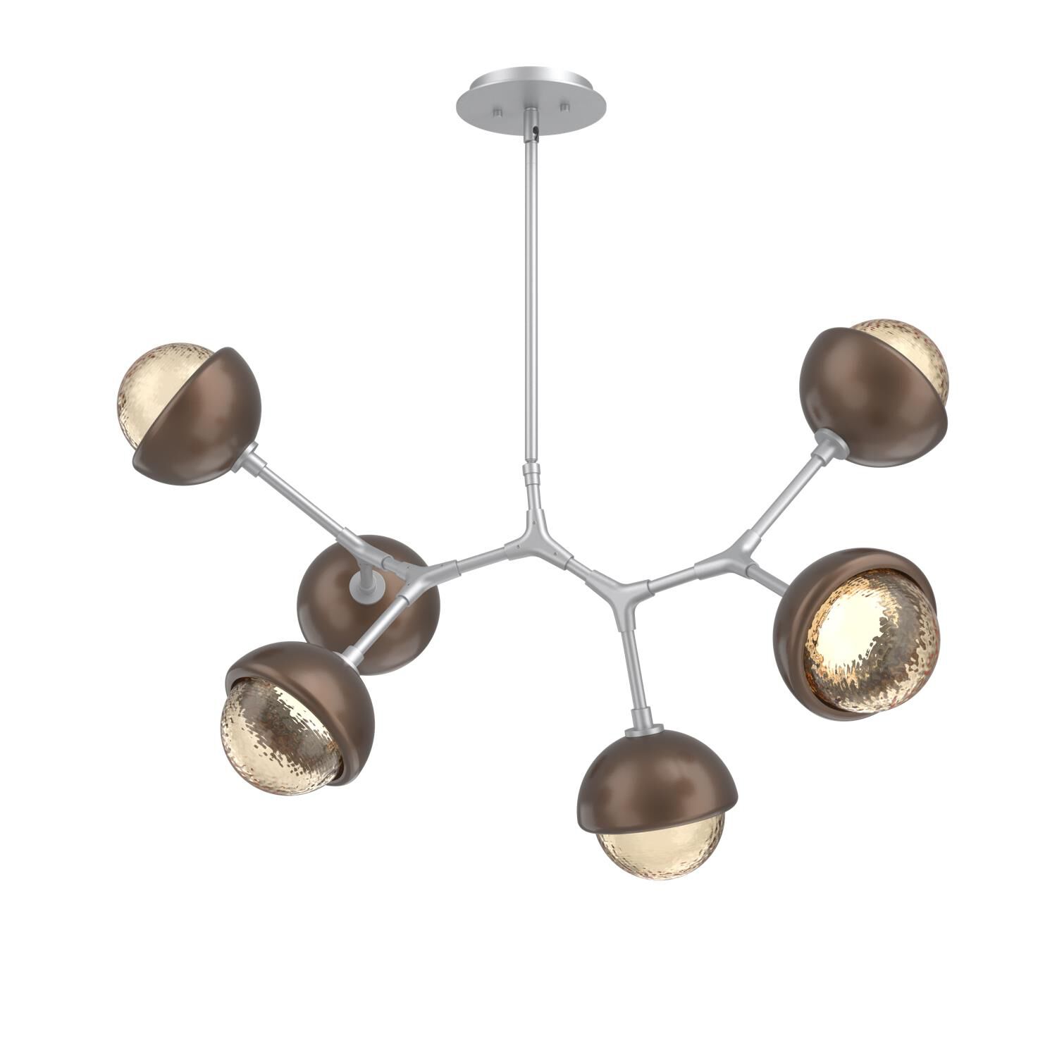 Levi Wilson Cabochon 31 Inch Linear Suspension Light by Hammerton Studio