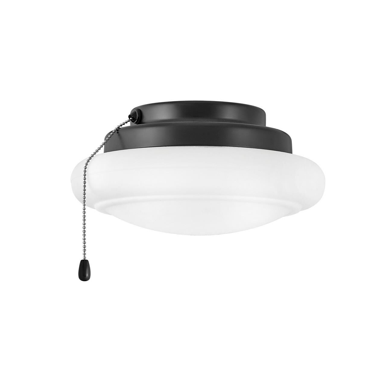 Shown in Matte Black finish and Etched Opal glass