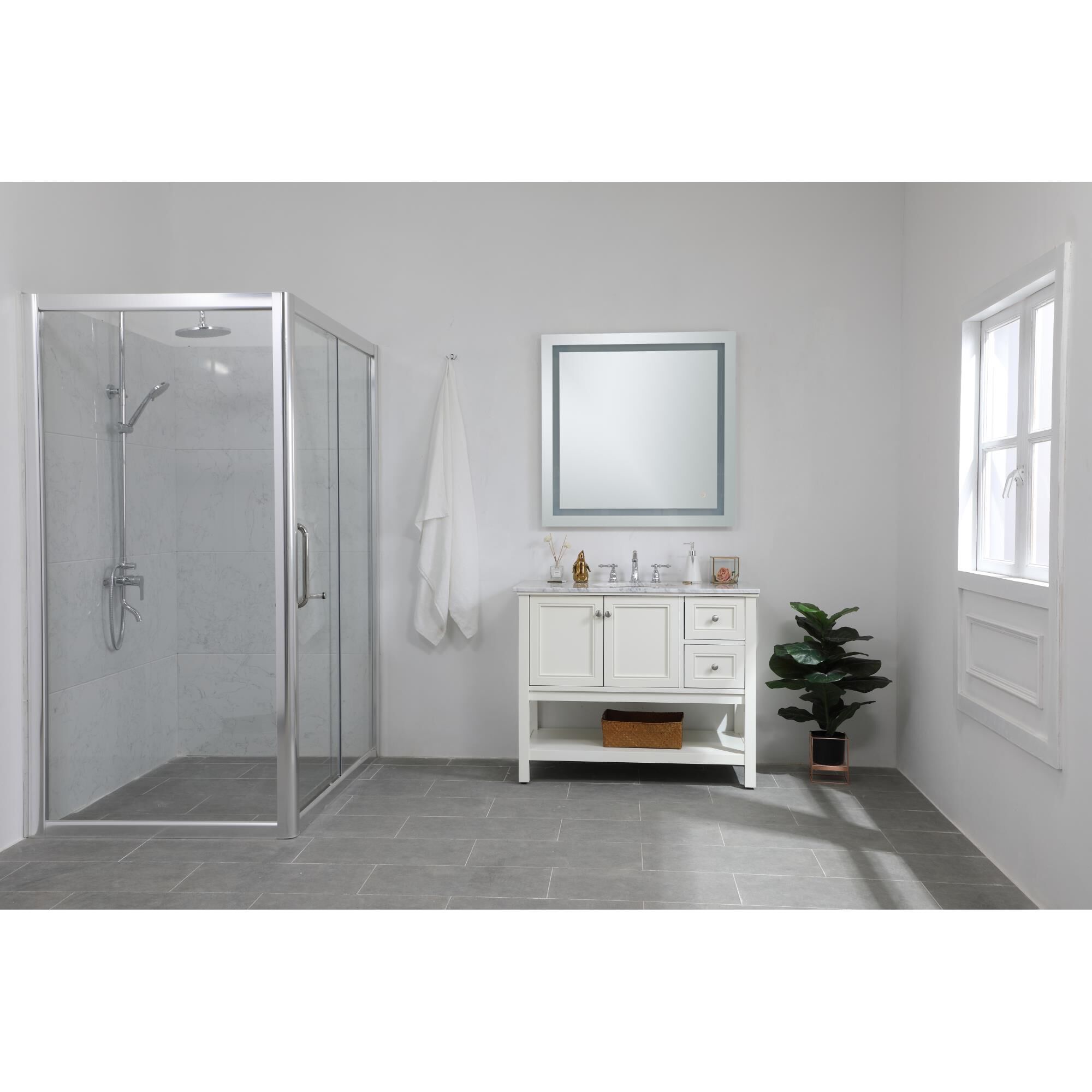 Helios LED Lighted Mirrors by Elegant Decor