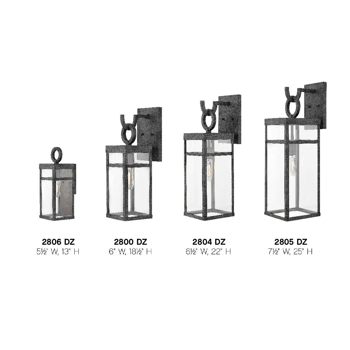 Hinkley Lighting Porter 13 Inch Tall Outdoor Wall Light