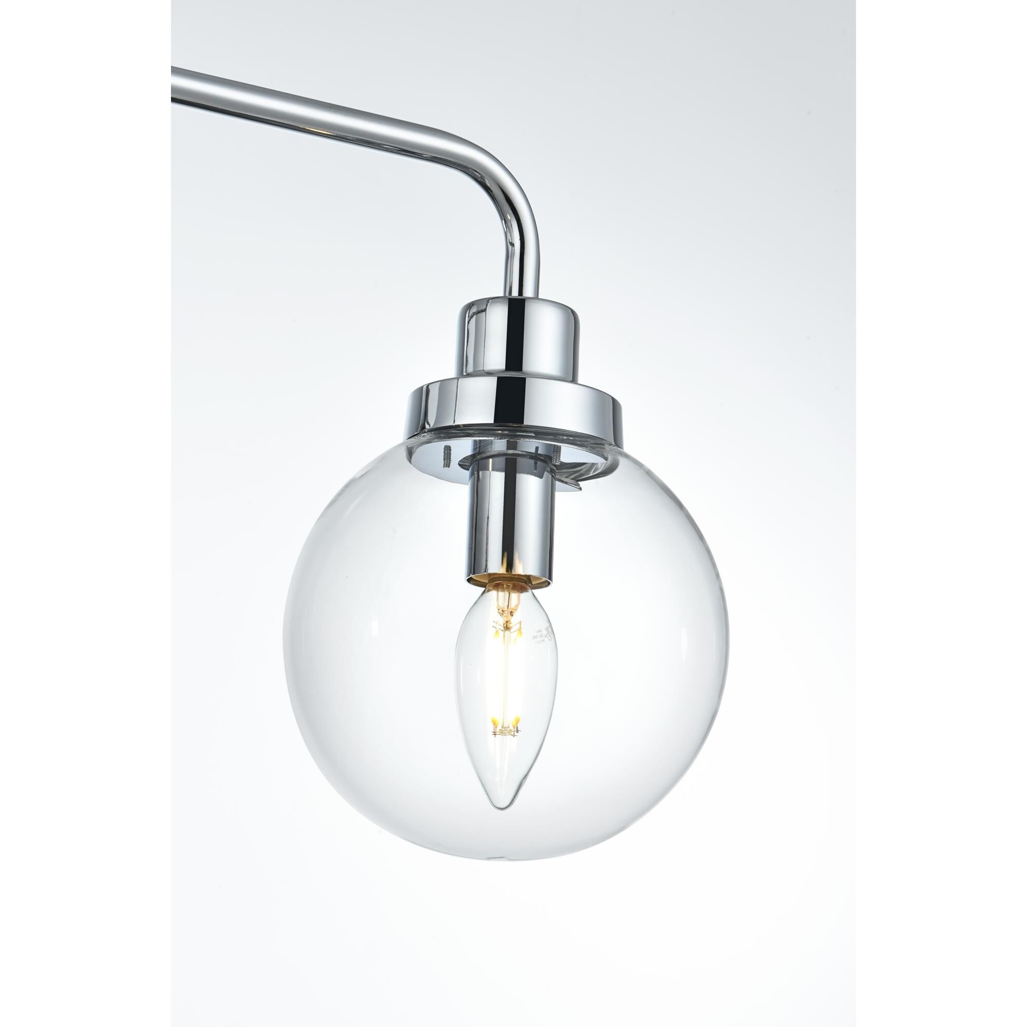 Shown in Chrome And Clear finish