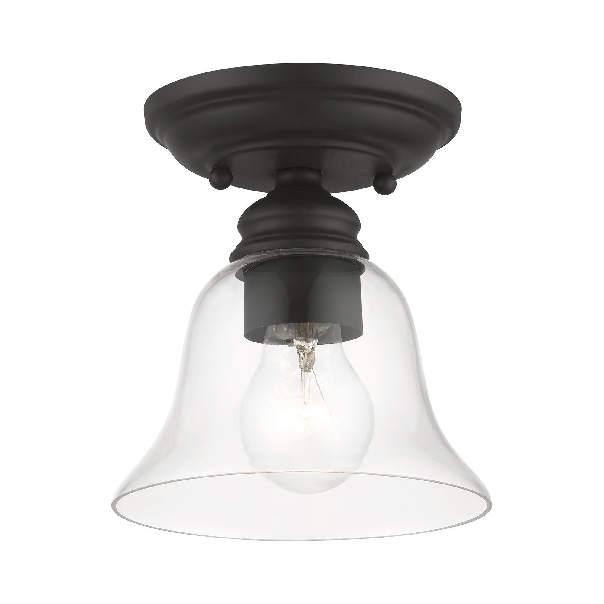Moreland 6 Inch 1 Light Semi Flush Mount by Livex Lighting