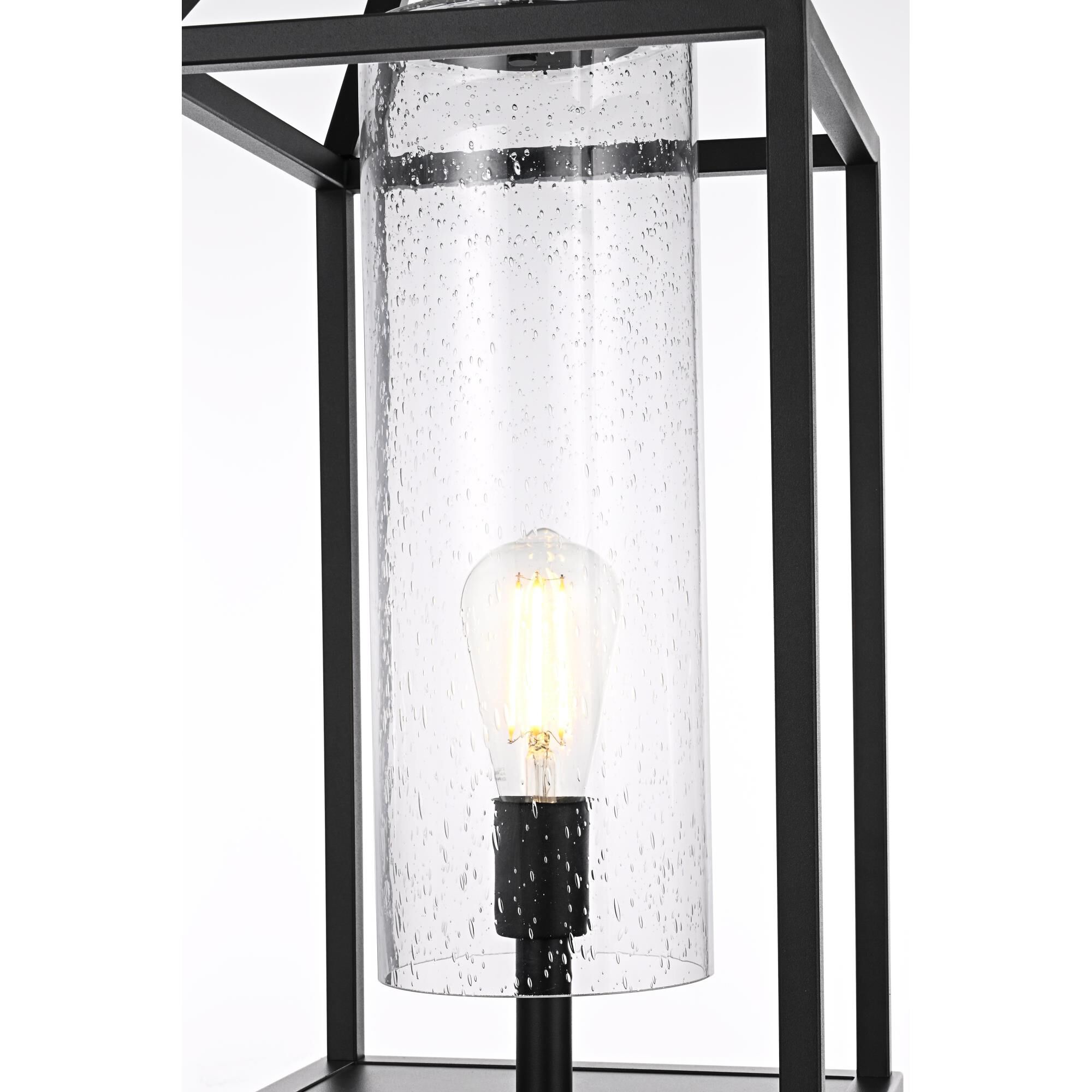 Zora 26 Inch Outdoor Post Lamp by Elegant Lighting