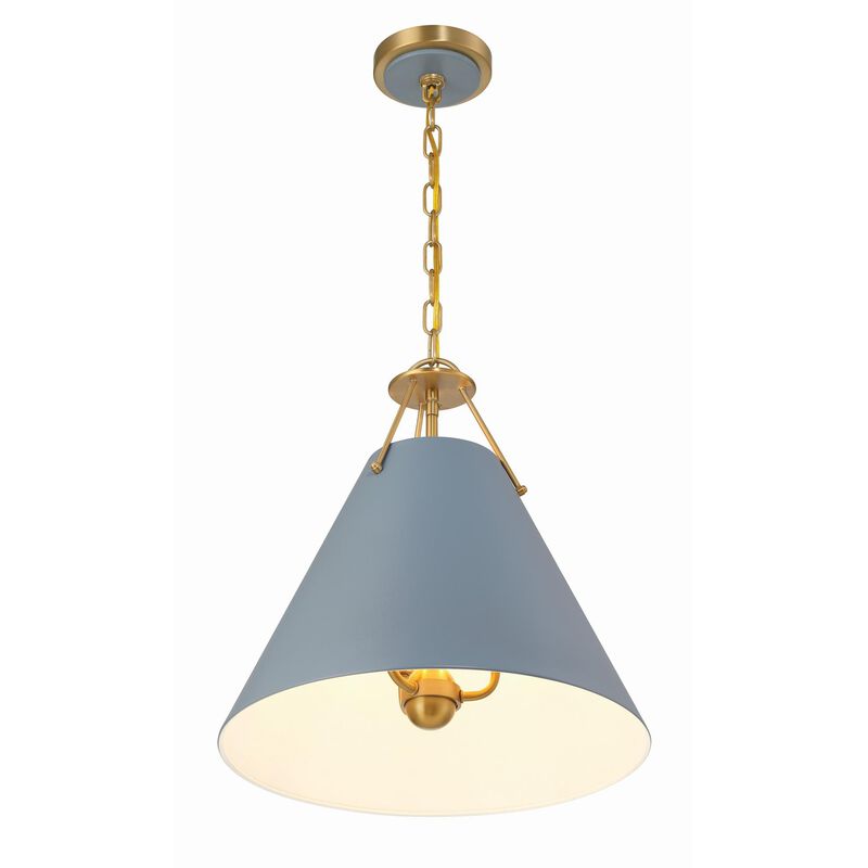 Xavier Small Pendant Light by Crystorama