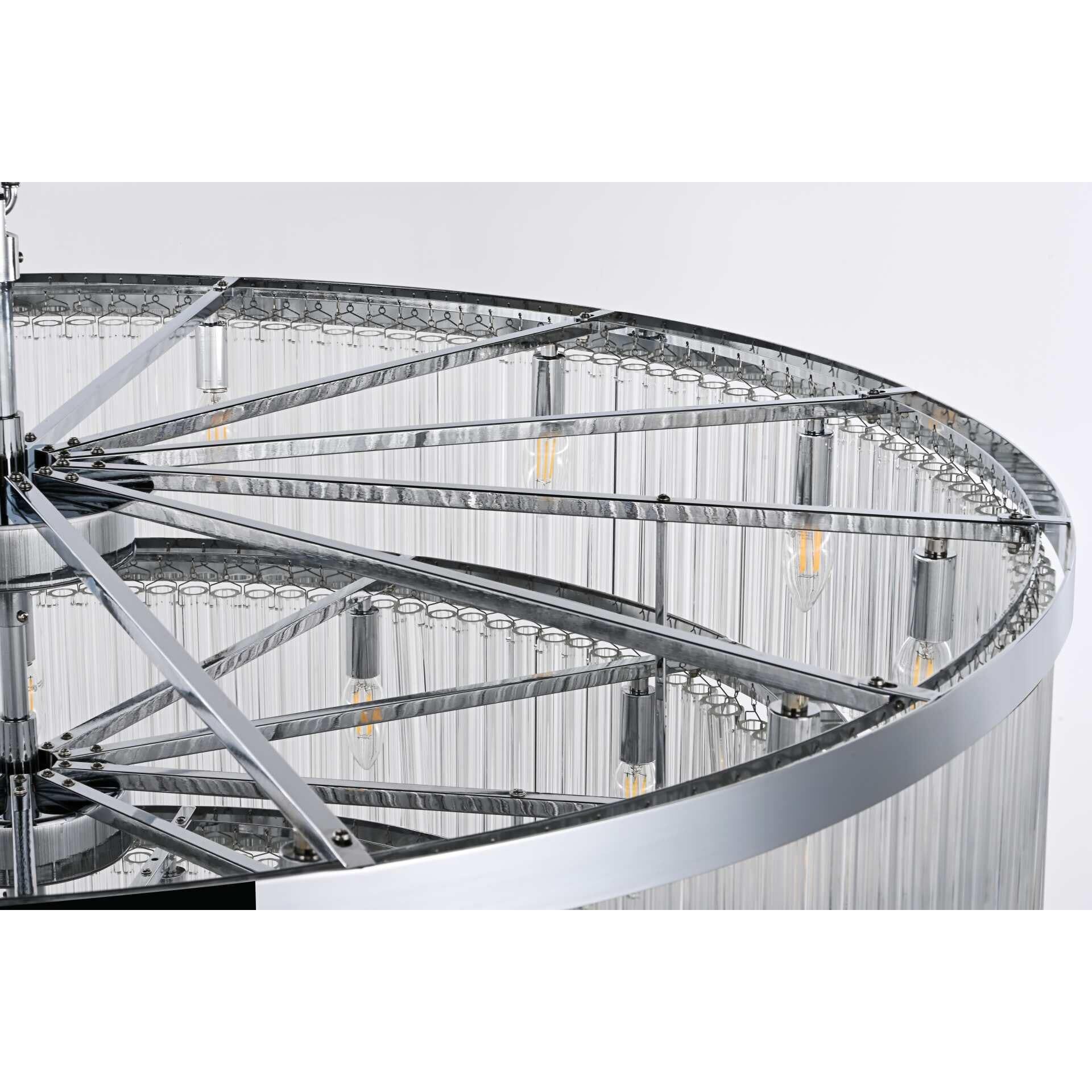 Harlow 48 Inch Chandelier by Elegant Lighting