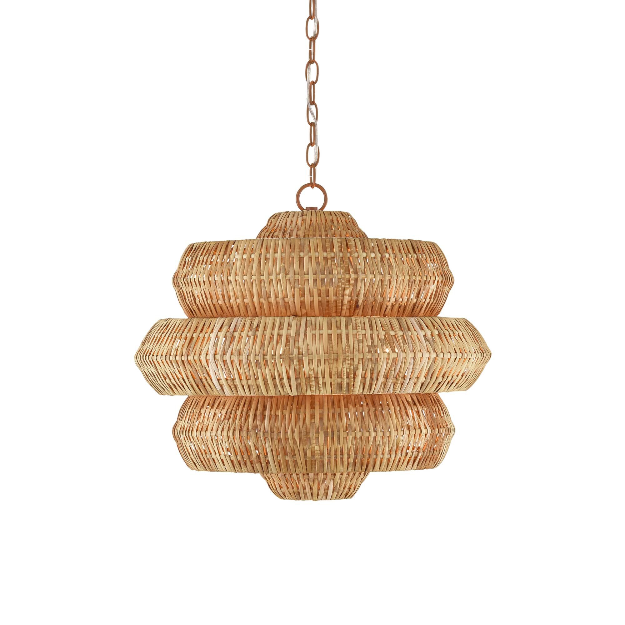 Shown in Khaki - Natural Rattan finish