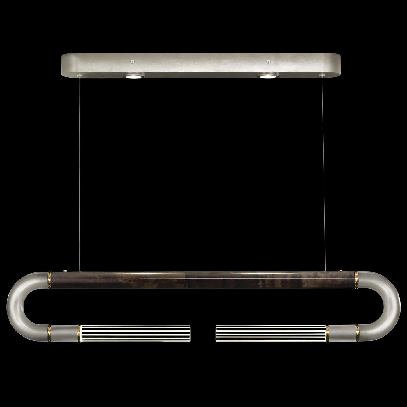 Antonia Linear Suspension Light by Fine Art Handcrafted Lighting