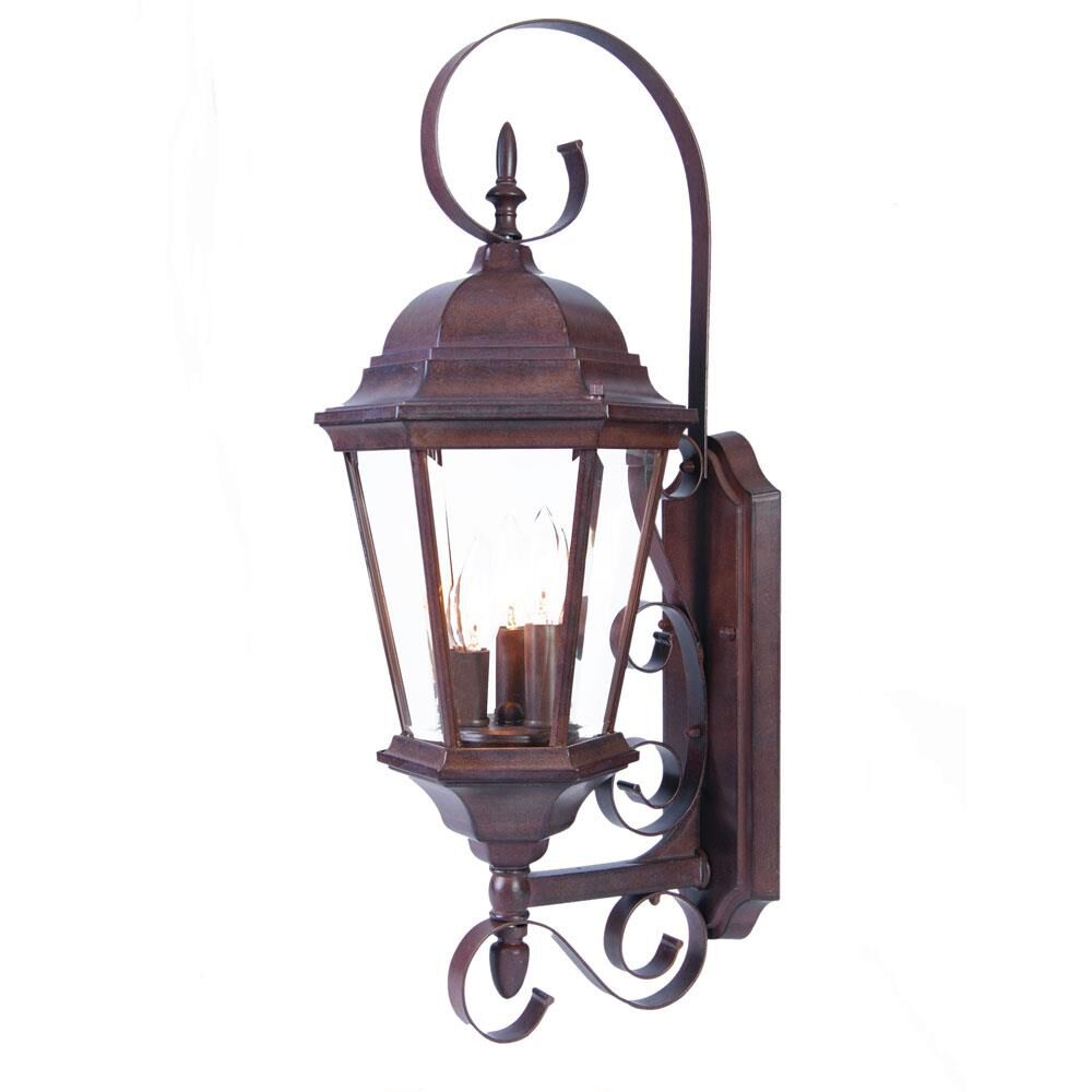 New Orleans 25 Inch Tall 3 Light Outdoor Wall Light by Acclaim Lighting