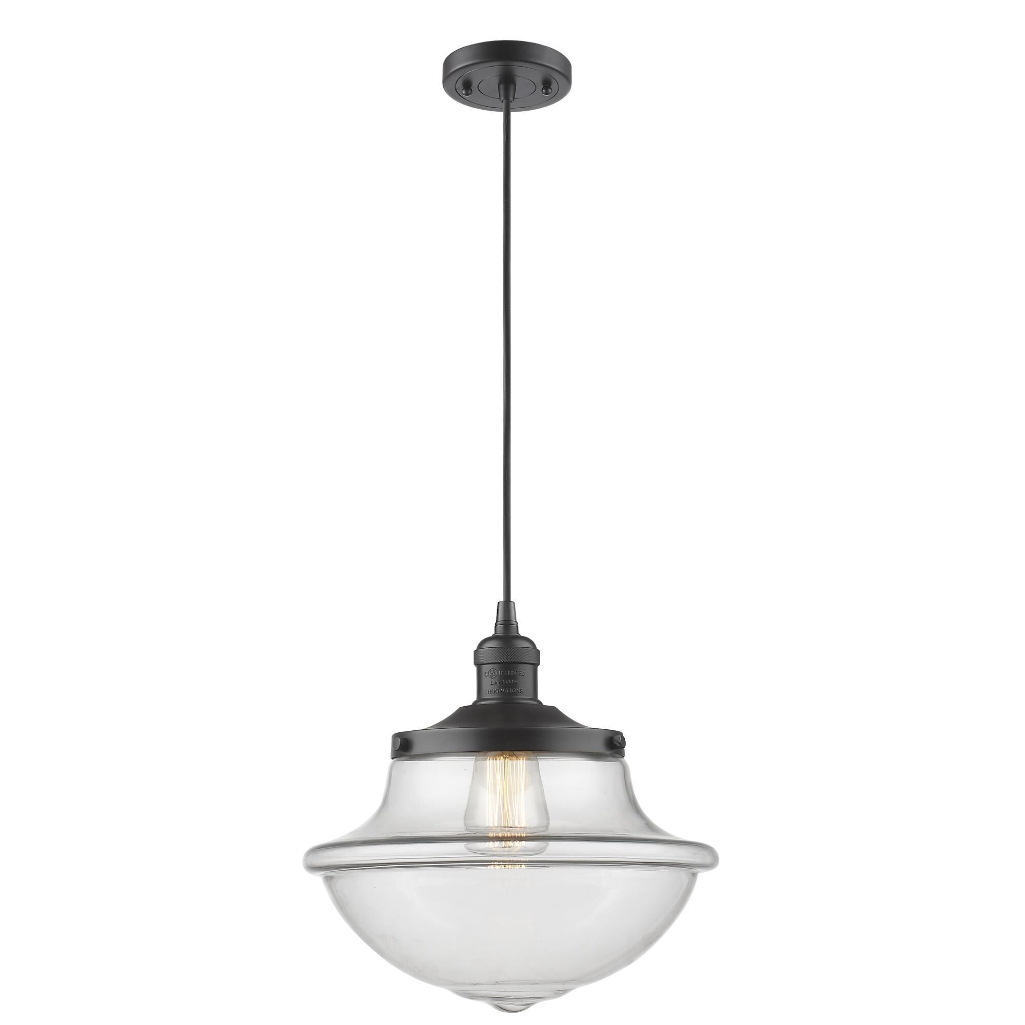 Innovations Lighting Bruno Marashlian Oxford School House 12 Inch LED Mini Pendant