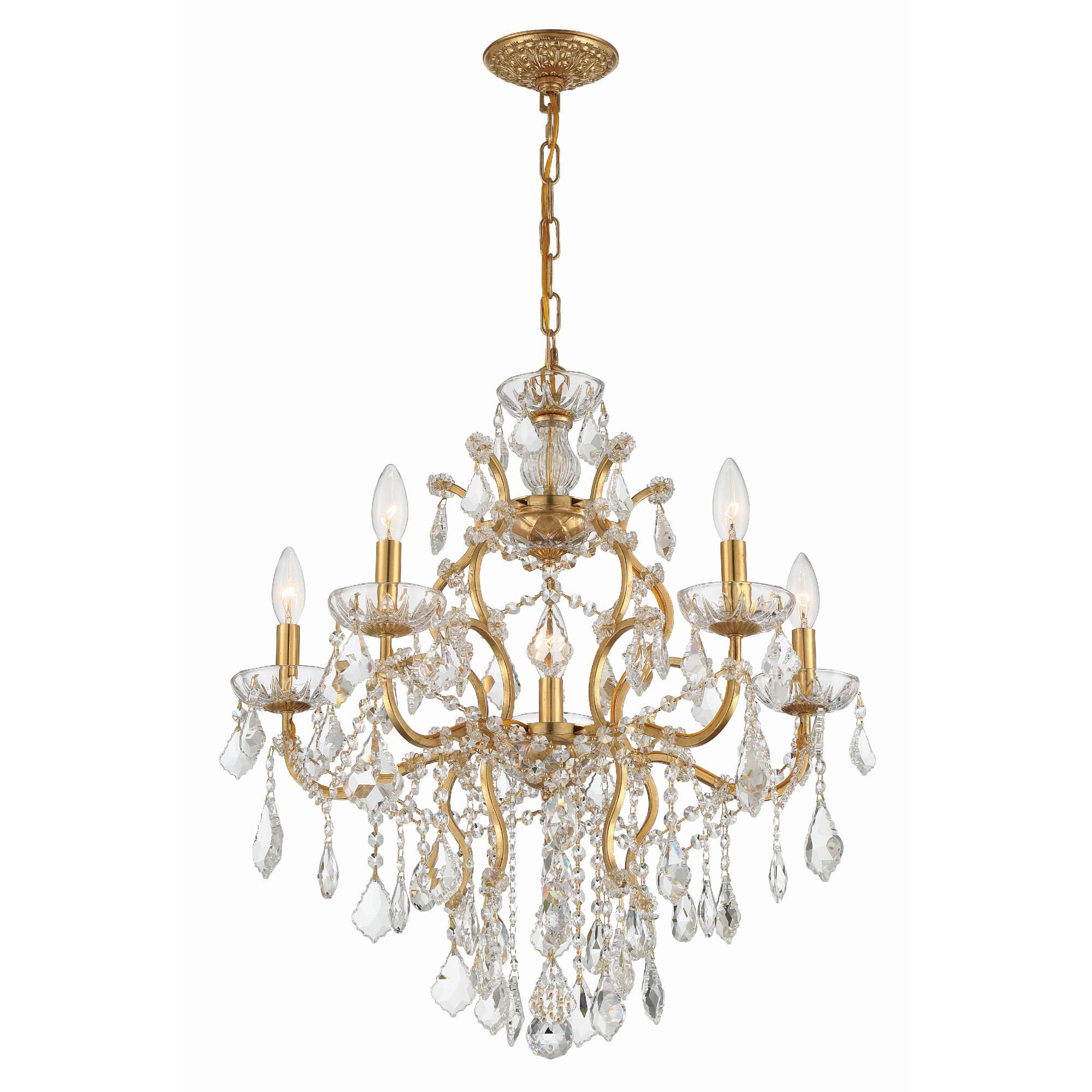 Filmore 23 Inch 6 Light Chandelier by Crystorama