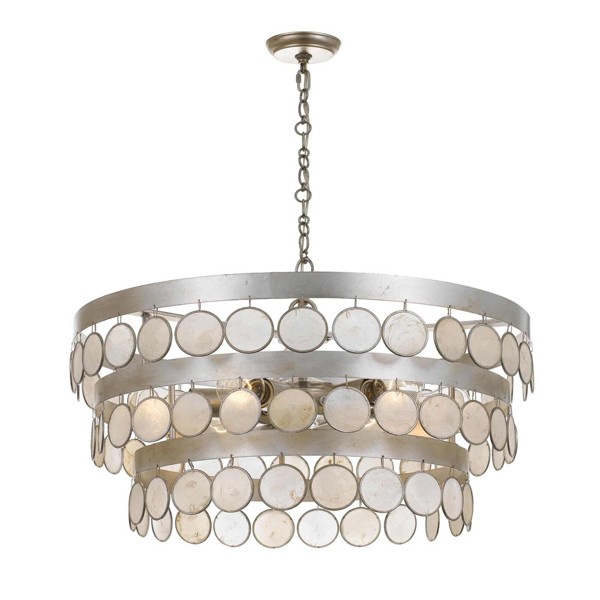 Shown in Antique Silver finish