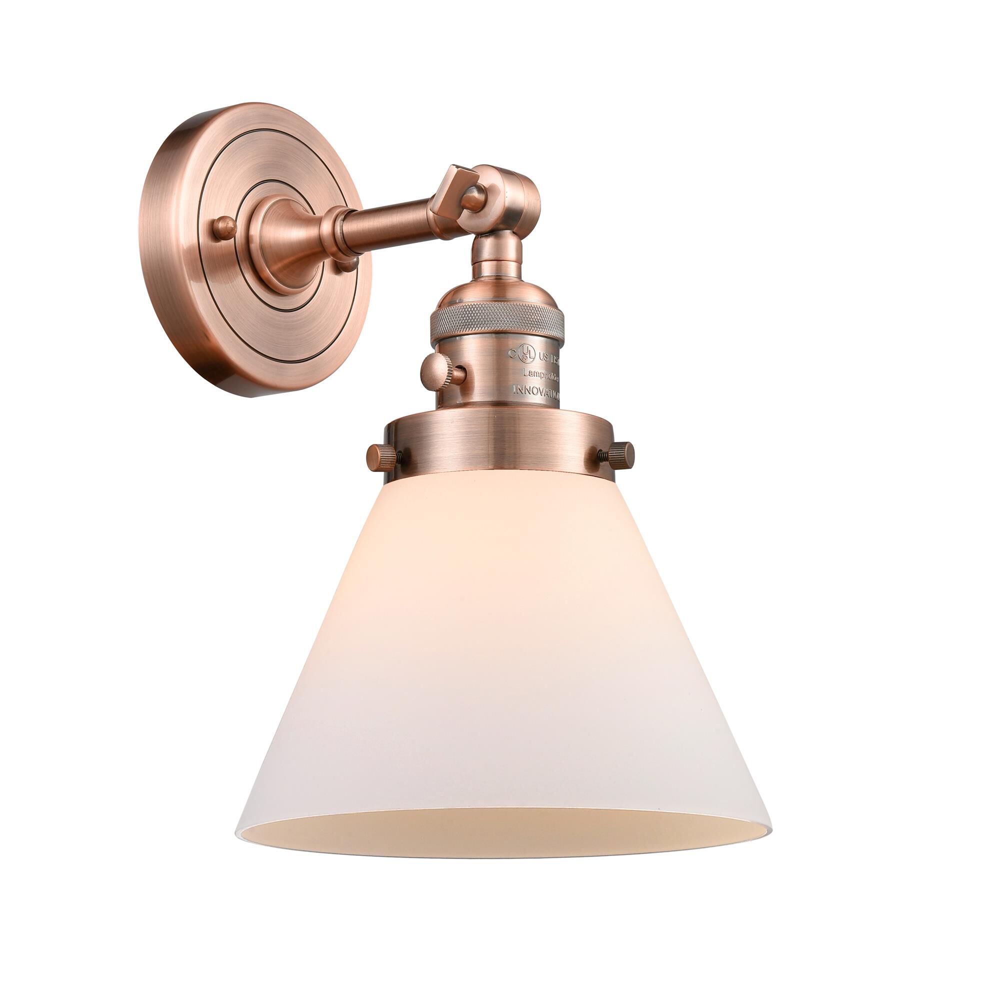 Bruno Marashlian Large Cone 10 Inch Wall Sconce by Innovations Lighting