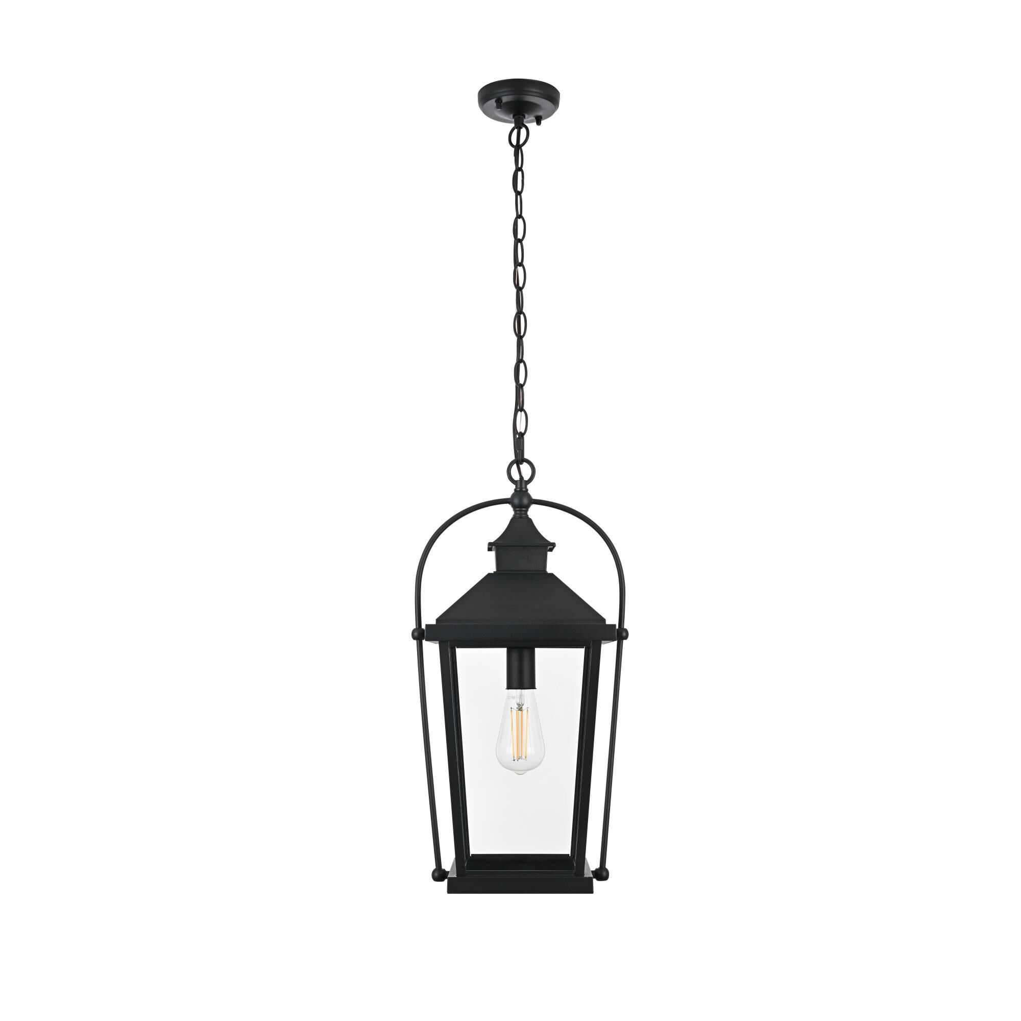 Luz 21 Inch Outdoor Hanging Lantern by Elegant Lighting