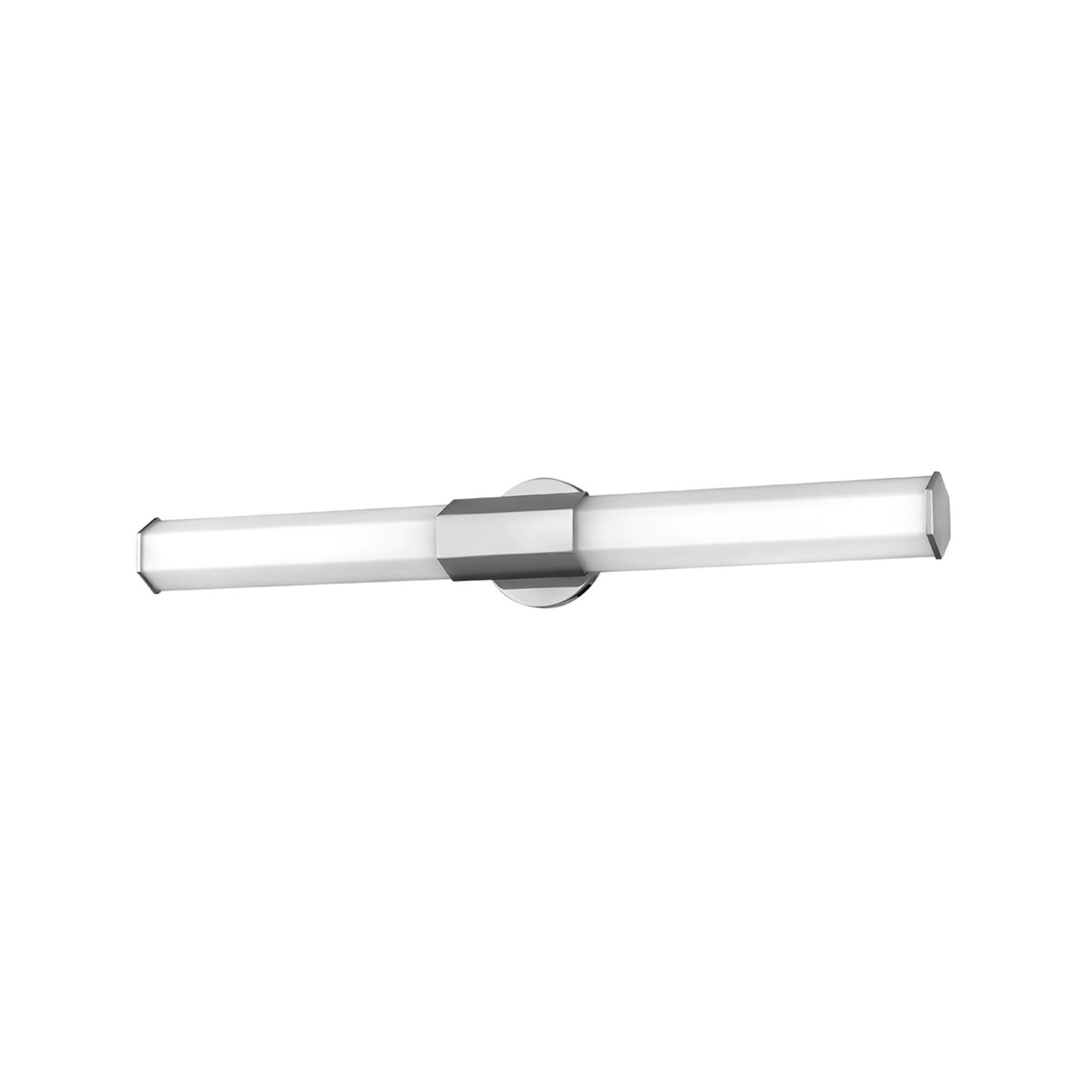 Shown in Polished Nickel finish and Etched glass
