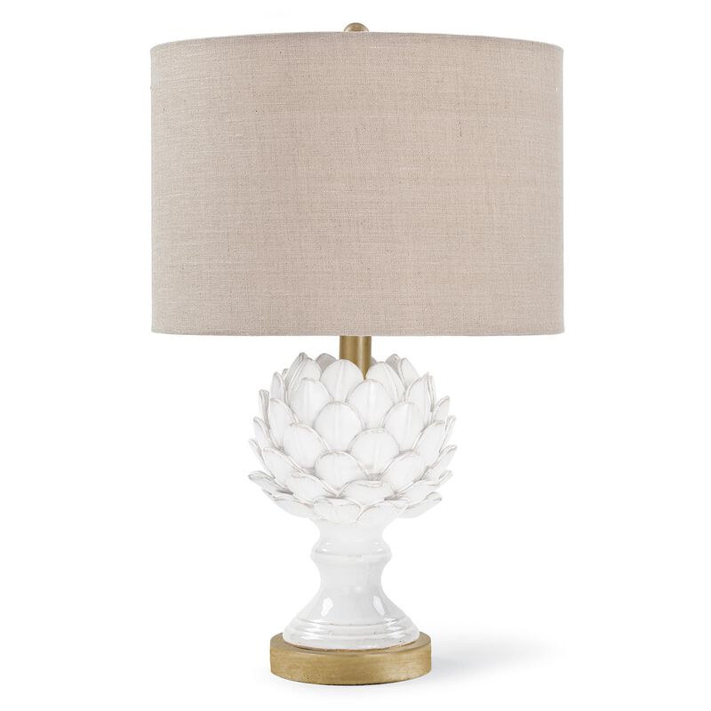 Leafy Artichoke Small Table Lamp by Regina Andrew