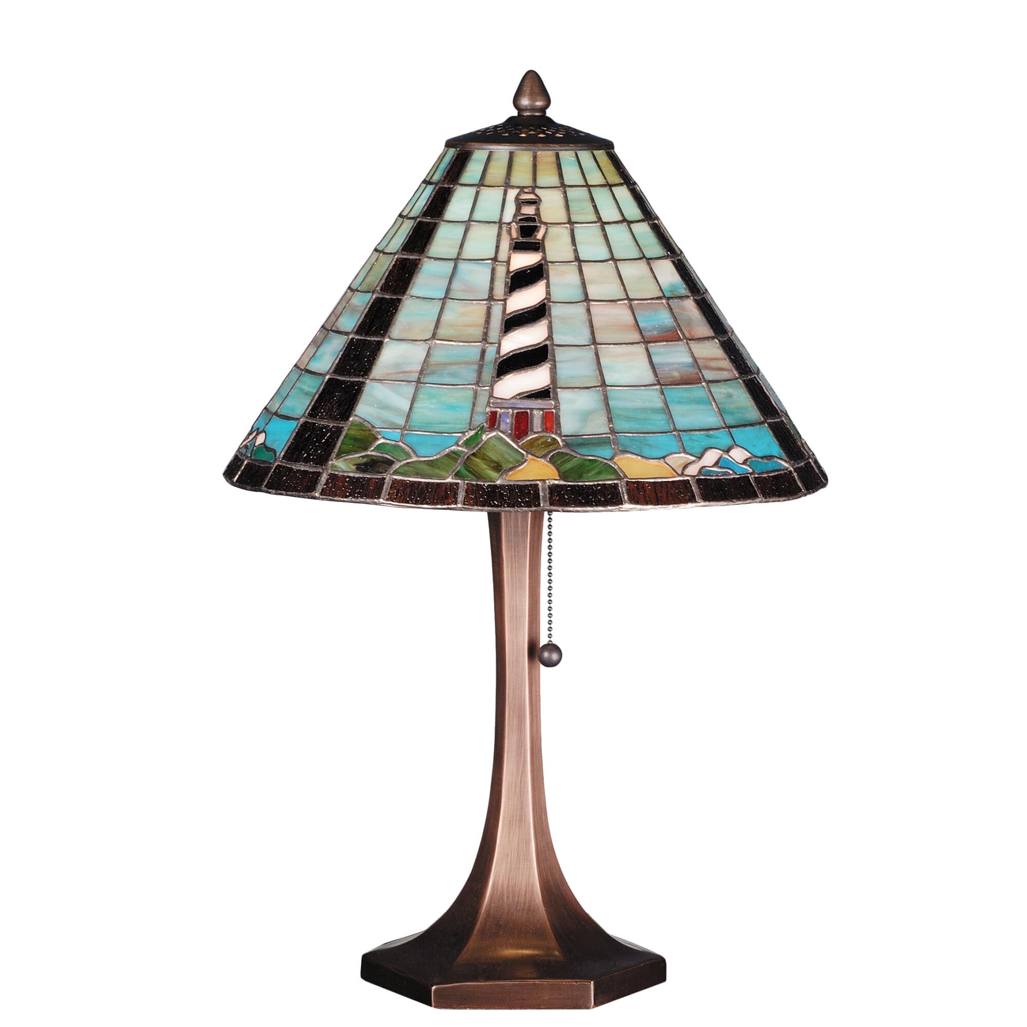 Cape Hatteras Lighthouse 21 Inch Table Lamp by Meyda Lighting