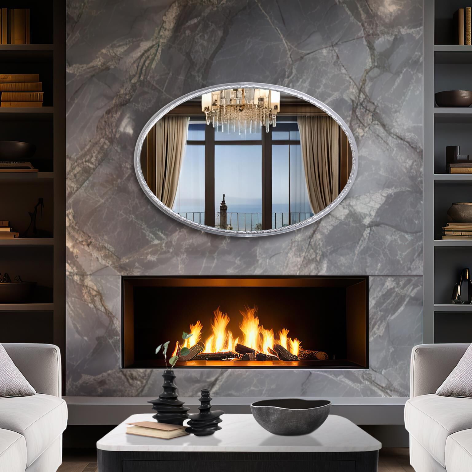 The Laid Decorative Mirror by Howard Elliott Collection