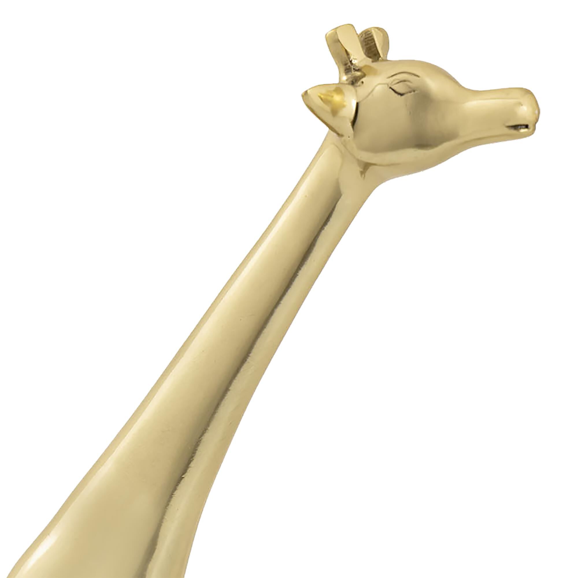 Brass Giraffe Sculpture by ELK Home