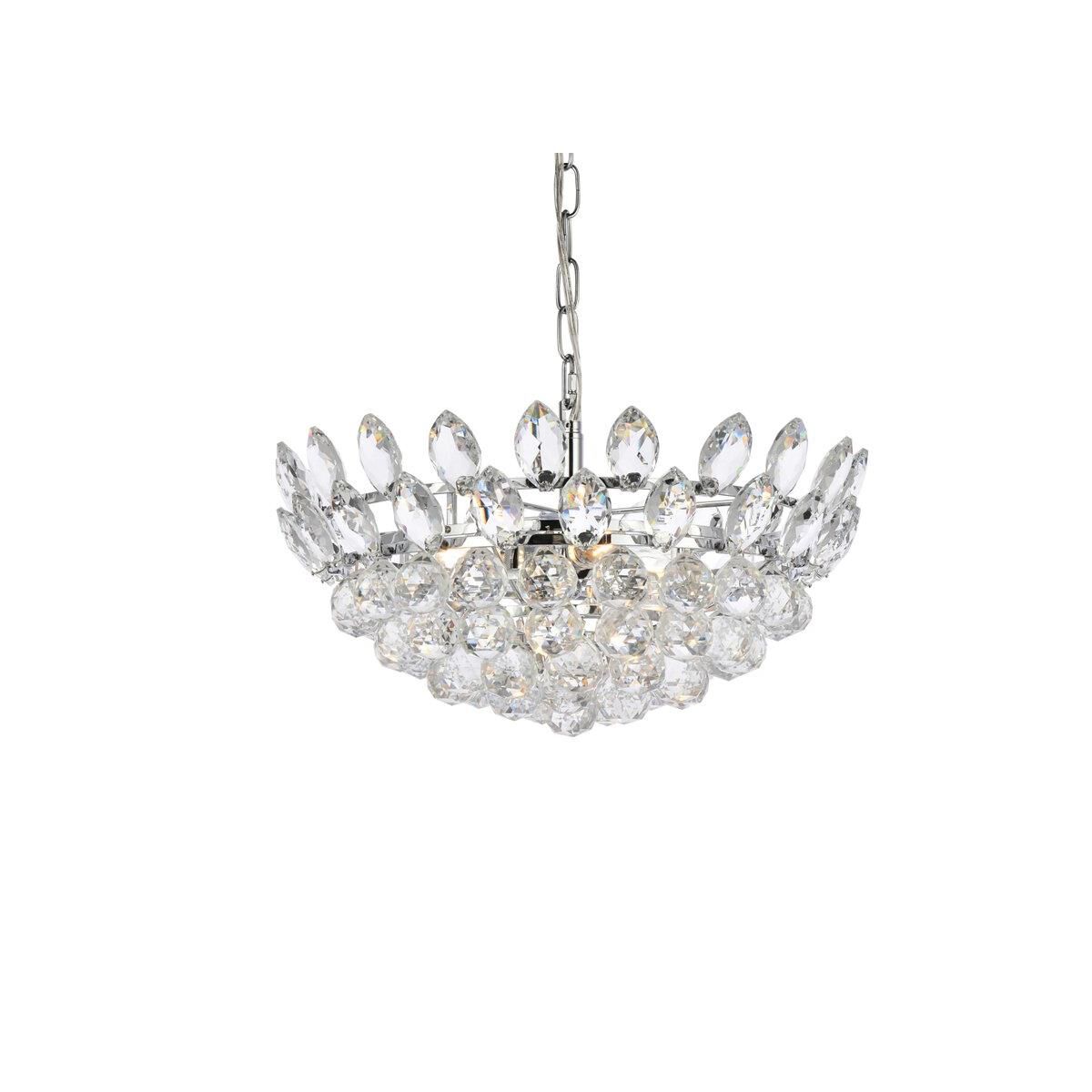 Shown in Chrome finish and Royal Cut Clear crystal