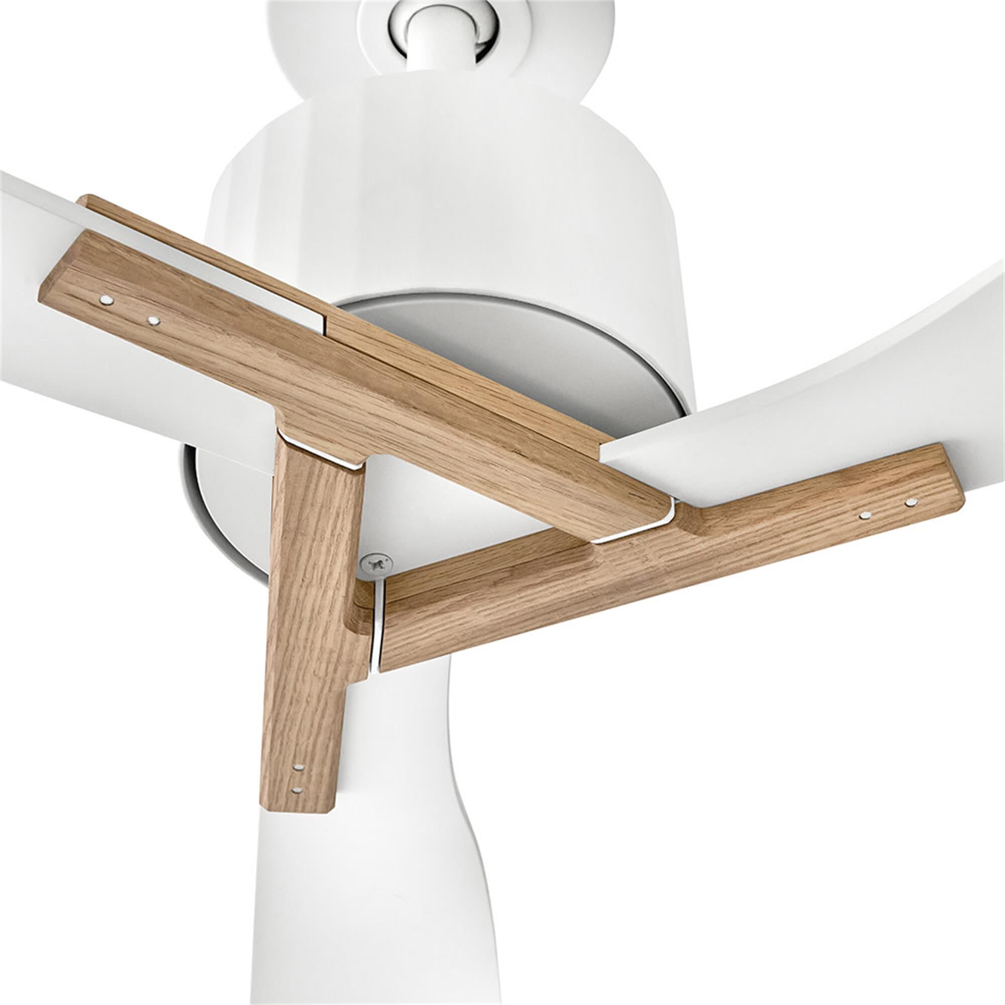 Shown in Matte White finish and White Polycarbonate glass and Natural accent