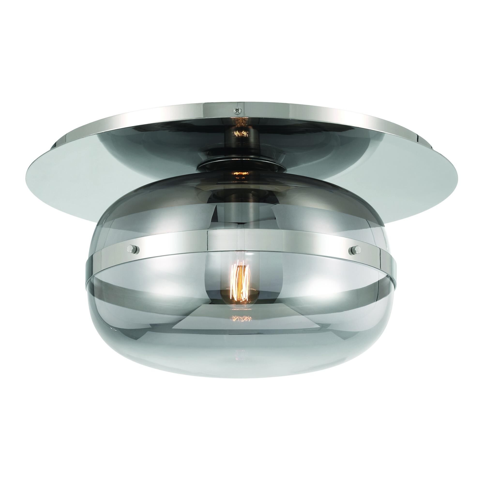 Nottingham 14 Inch Semi Flush Mount,