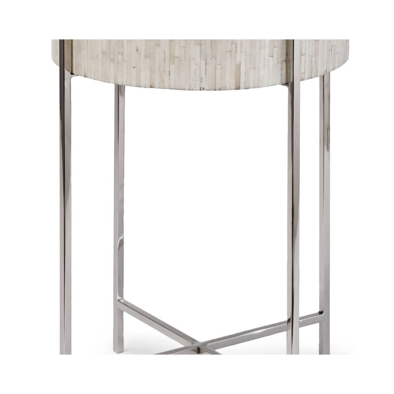 Bone Drum 25 Inch Accent Table by Regina Andrew