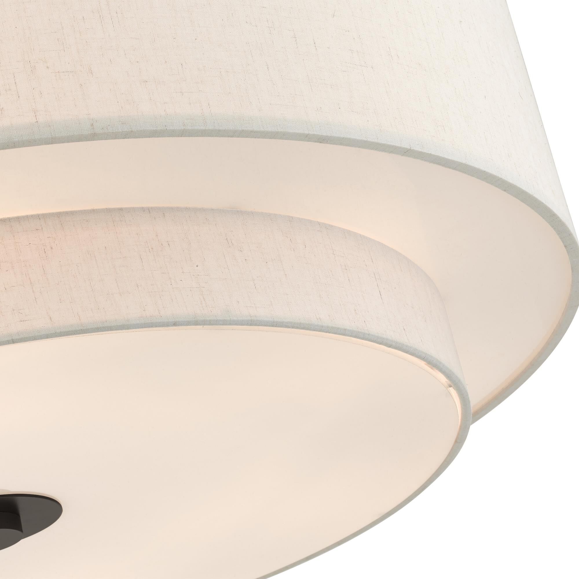 Monroe 30 Inch Semi Flush Mount by Livex Lighting