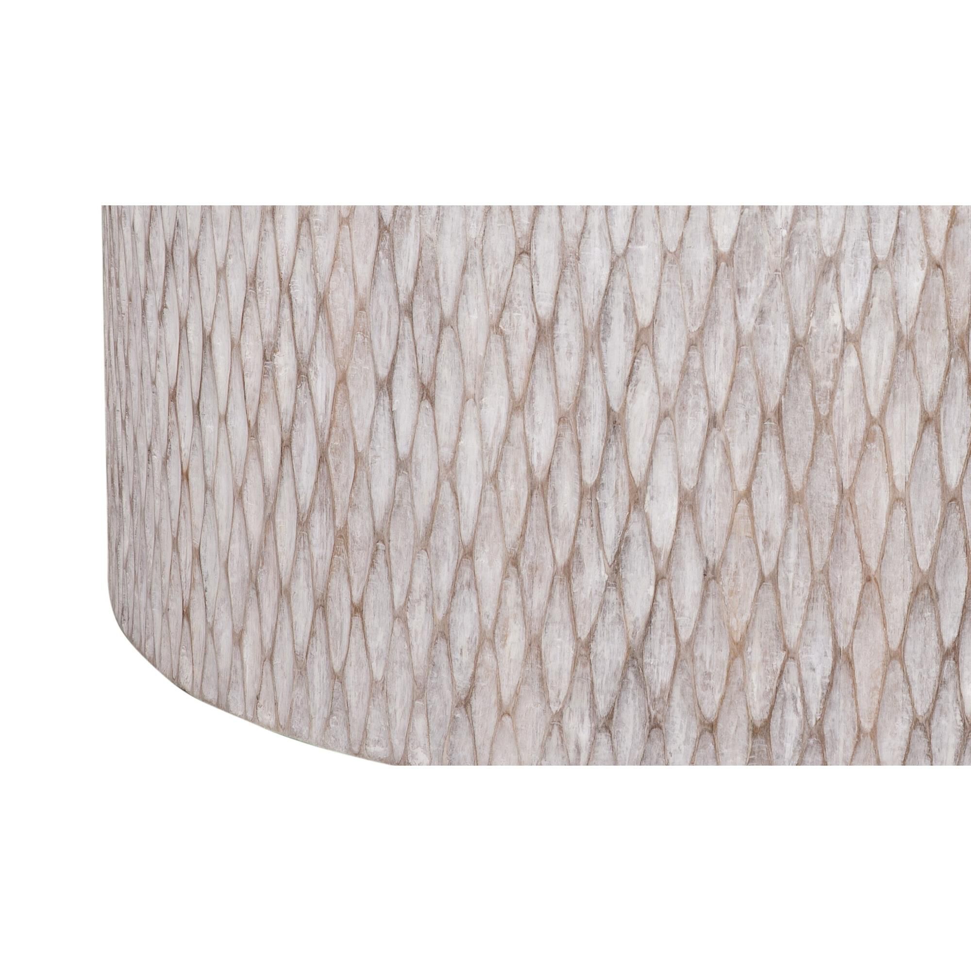 Shown in White Wash finish