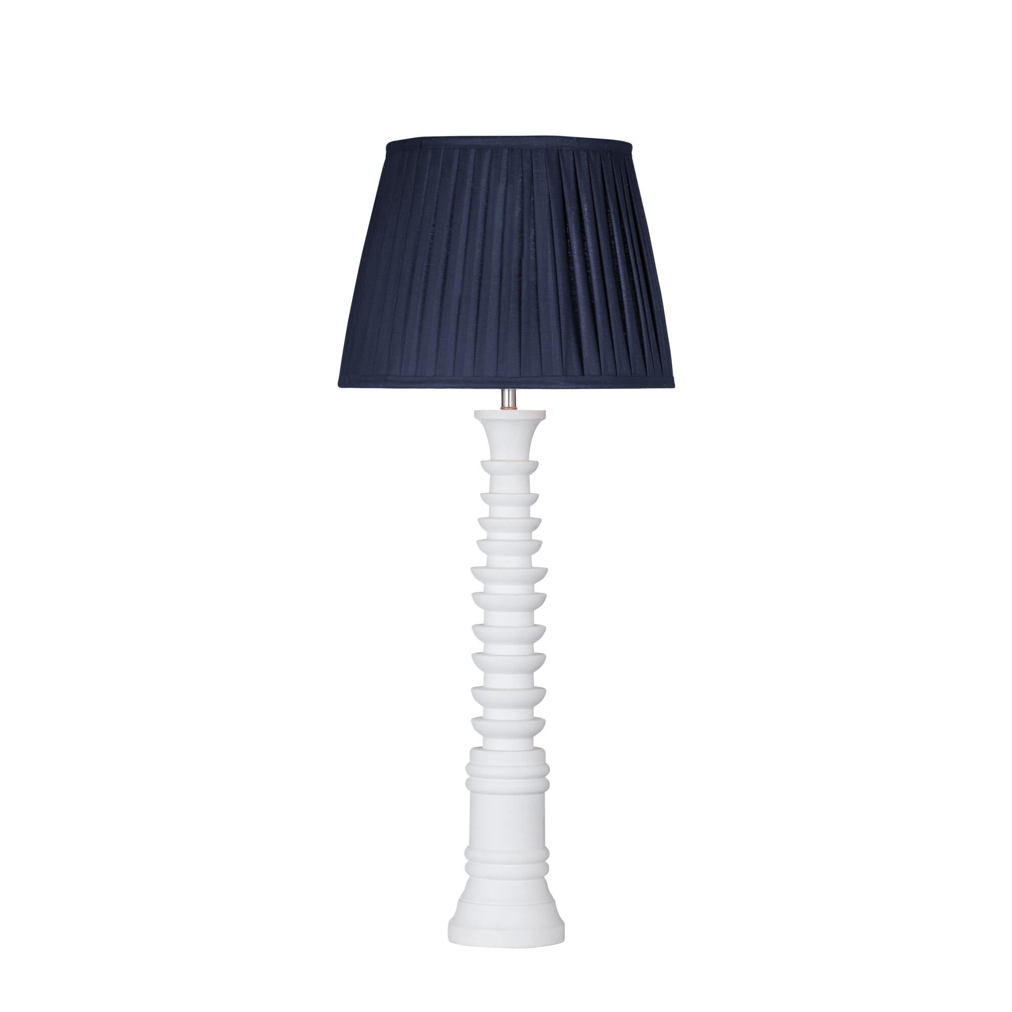 Shown in White finish and Dark Blue shade