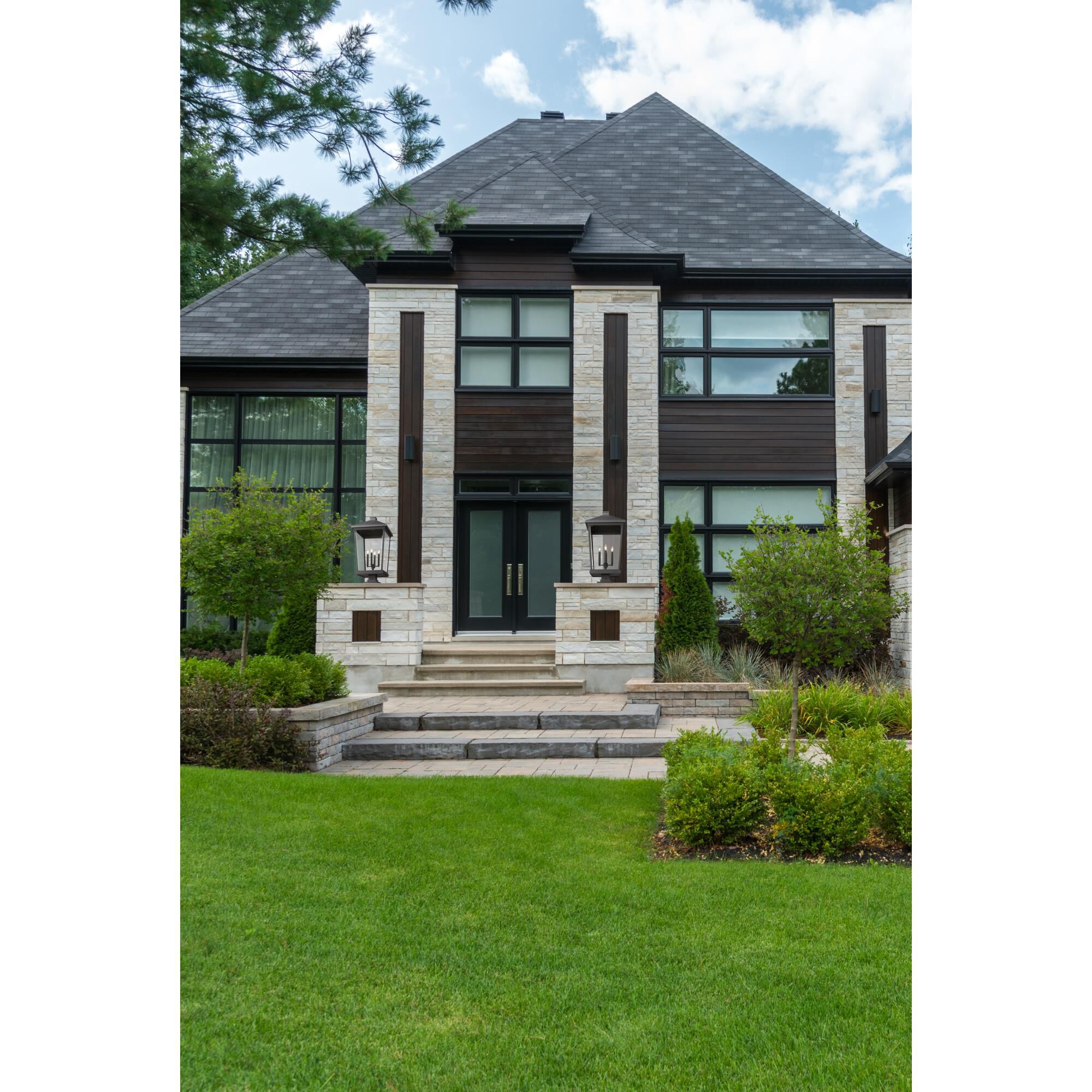 Beacon 32 Inch Tall 4 Light Outdoor Pier Lamp by Z-Lite