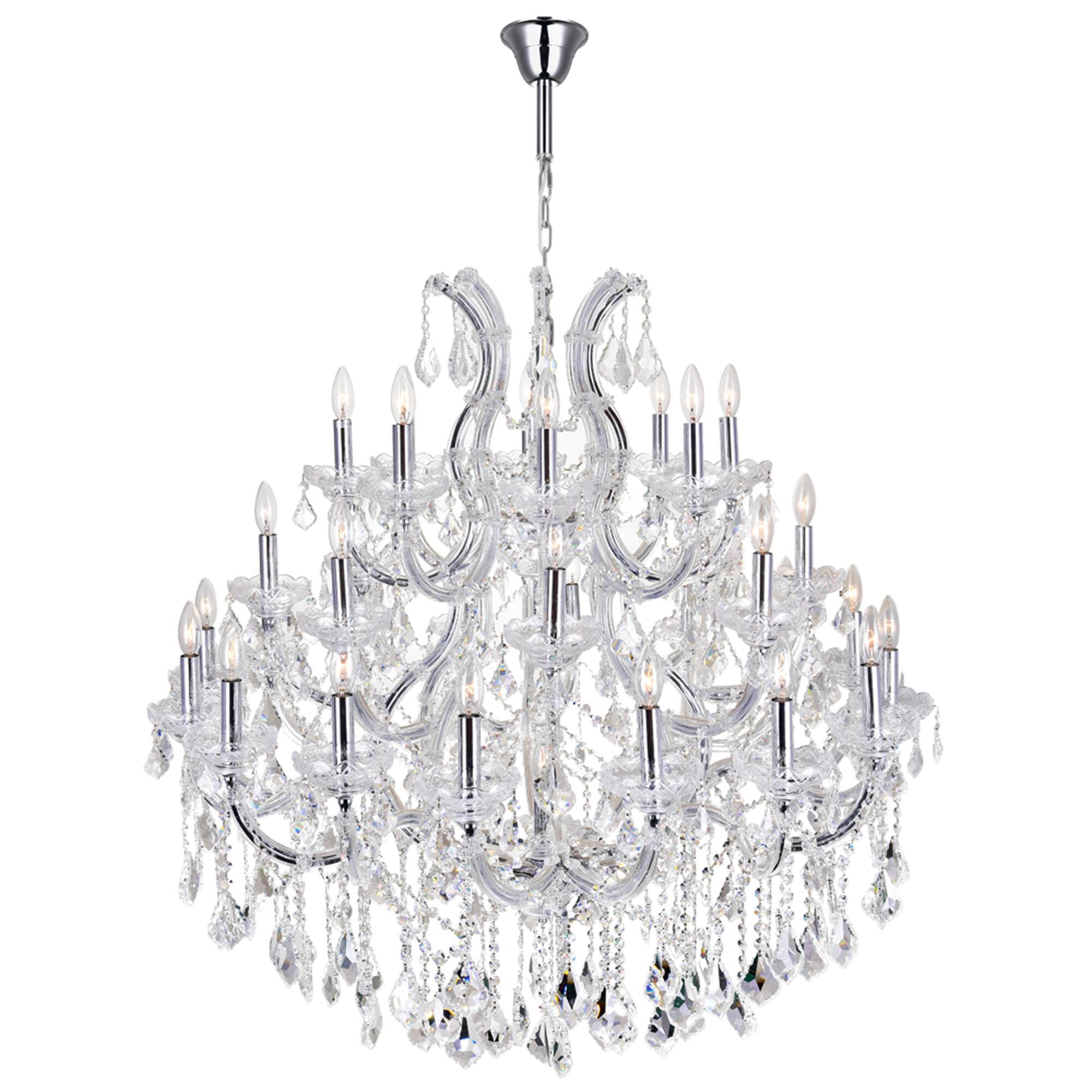 Maria Theresa 42 Inch 33 Light Chandelier by CWI Lighting
