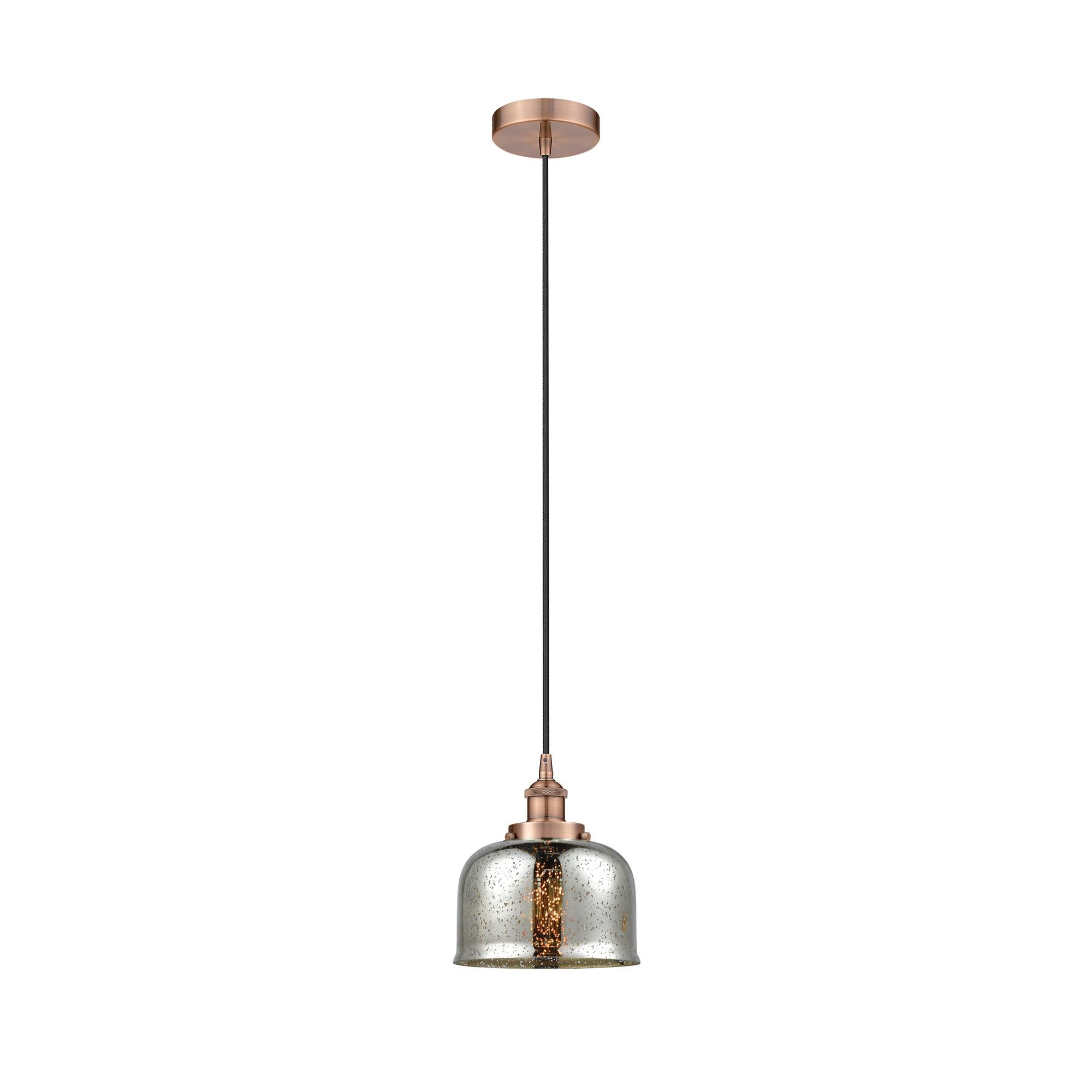 Shown in Antique Copper finish and Silver Plated Mercury glass