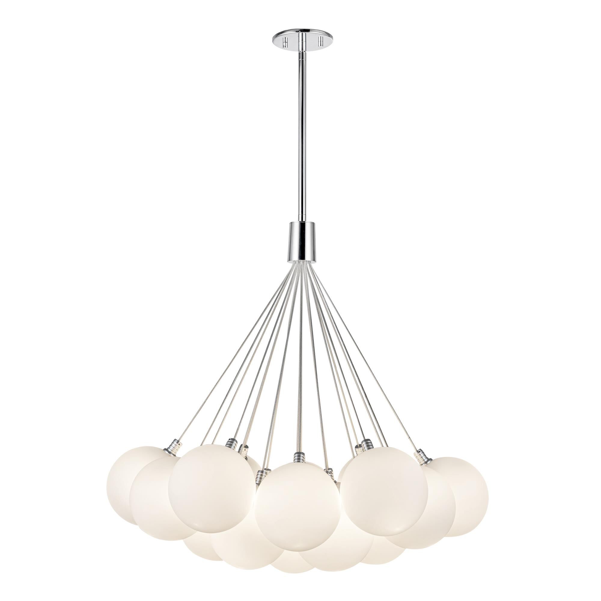 Shown in Opal Glass finish and Opal glass and Opal Glass shade