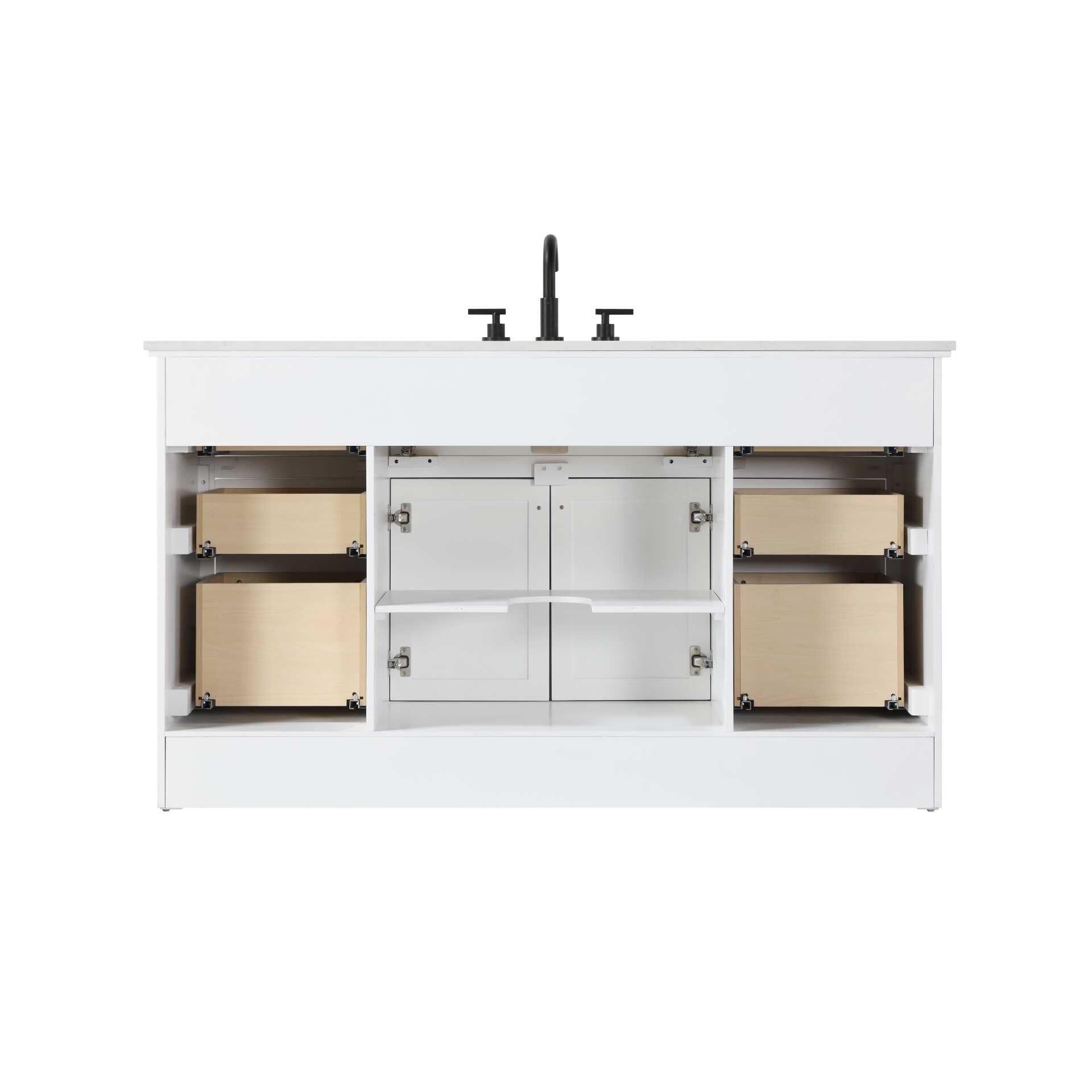 Shown in White finish