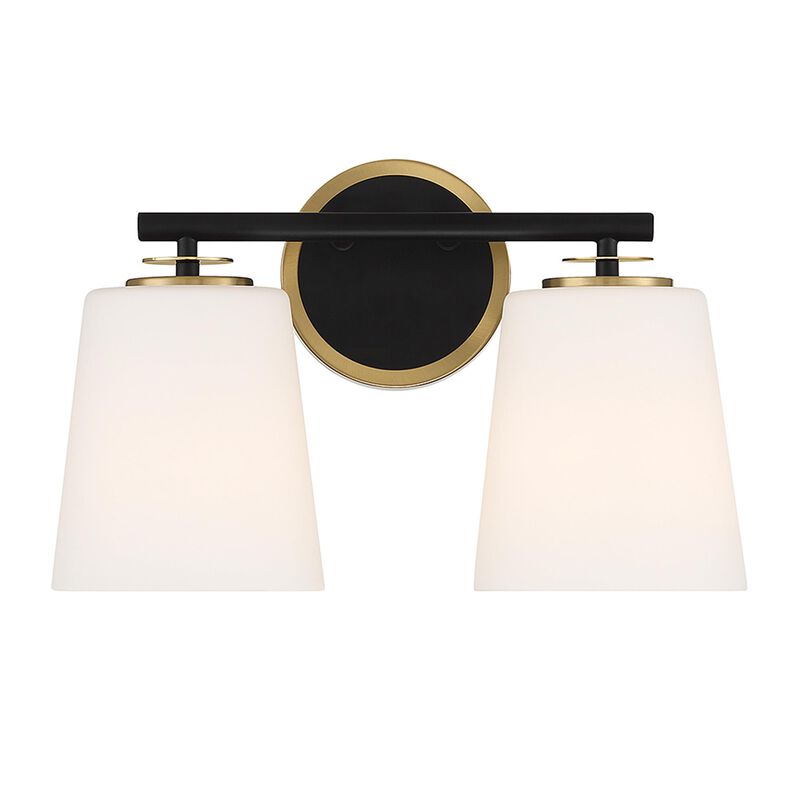 15 Inch 2 Light Bath Vanity Light by Meridian Lighting