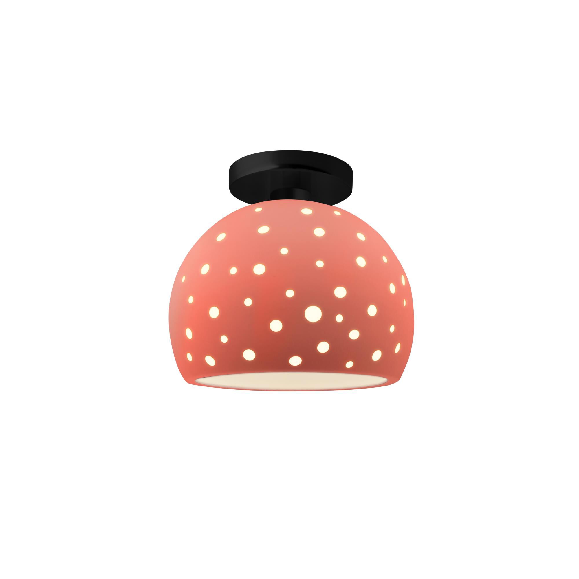 Shown in Matte Black finish and Gloss Blush shade