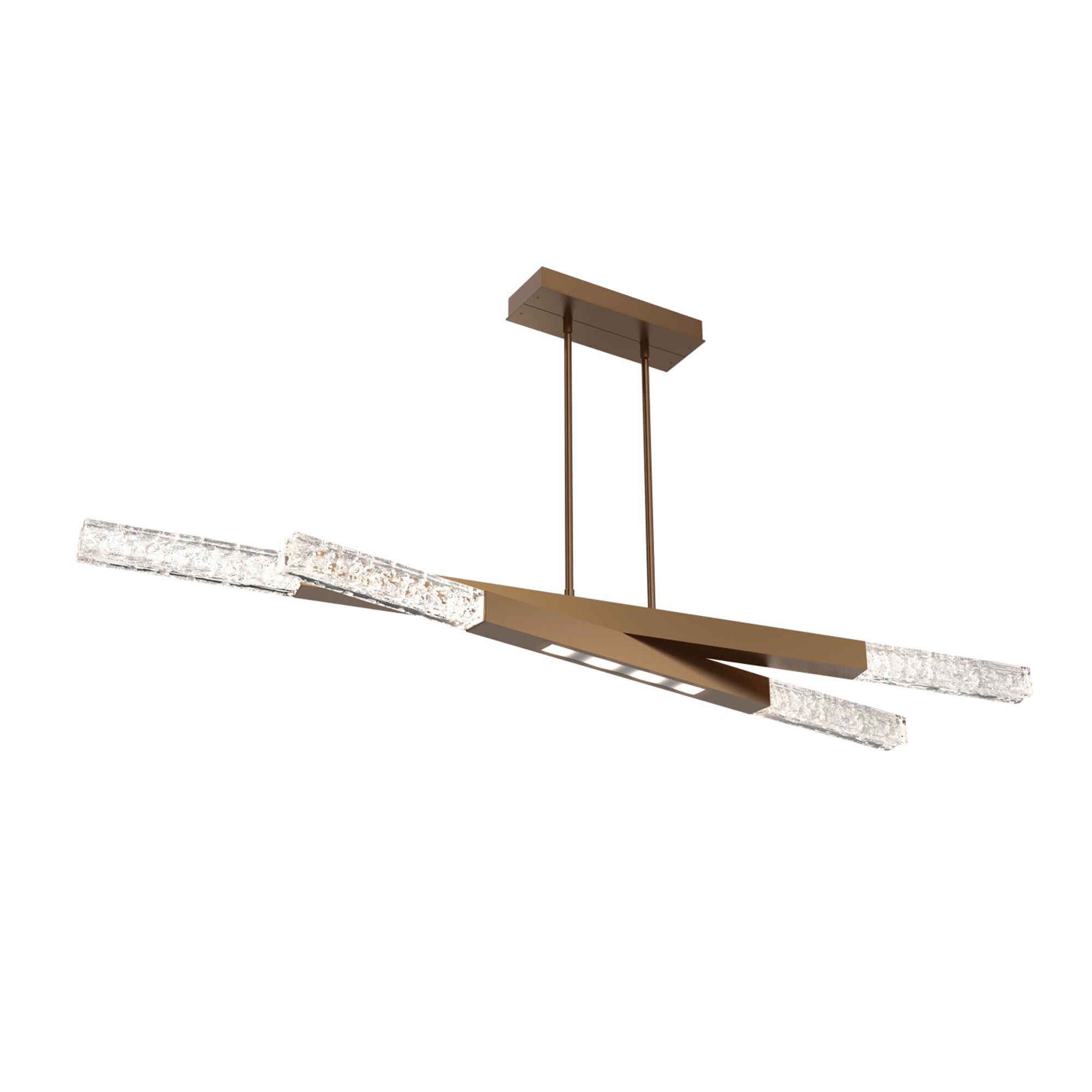 Shown in Novel Brass finish and Clear glass