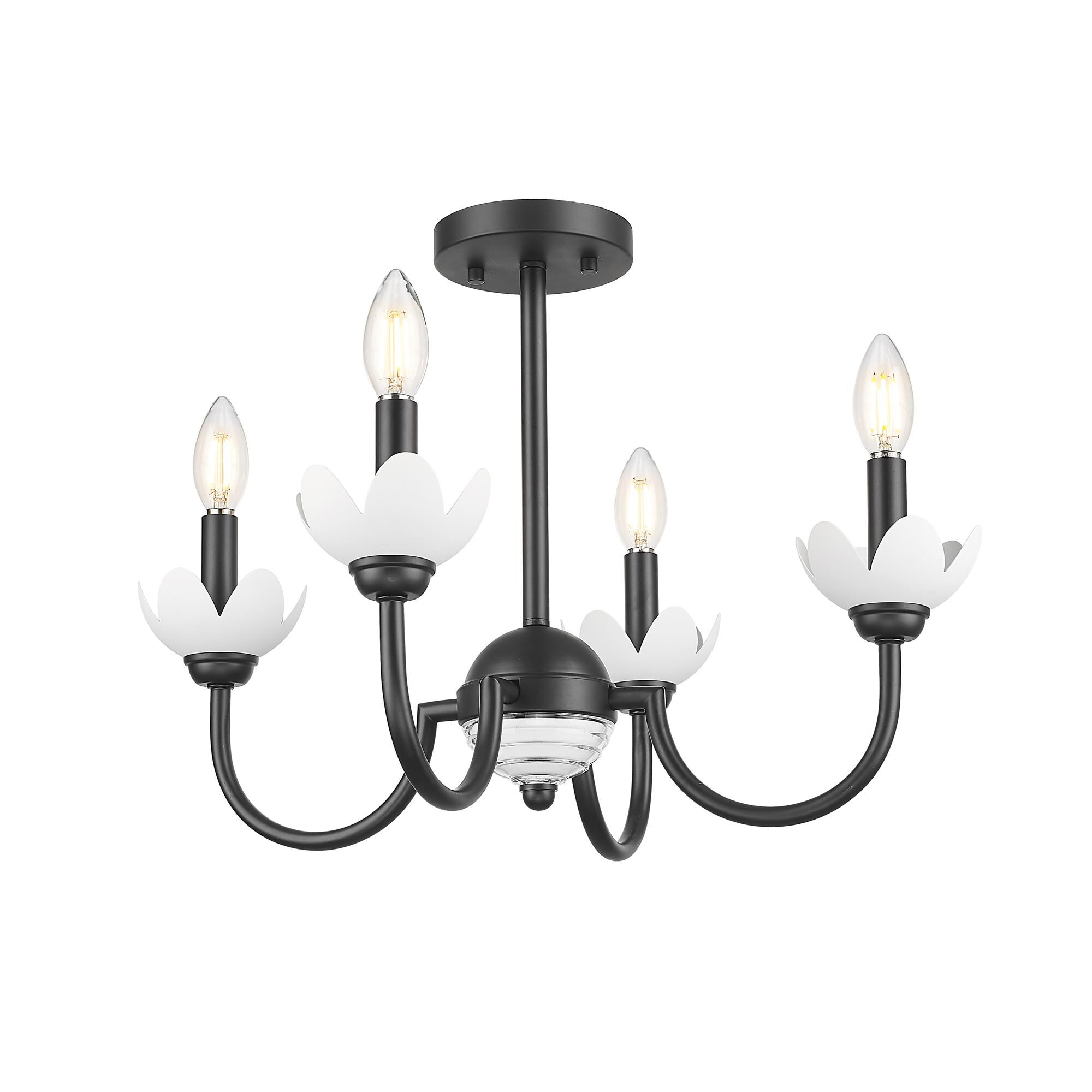 Shown in Matte Black finish and Clear Ribbed glass and Clear Ribbed shade