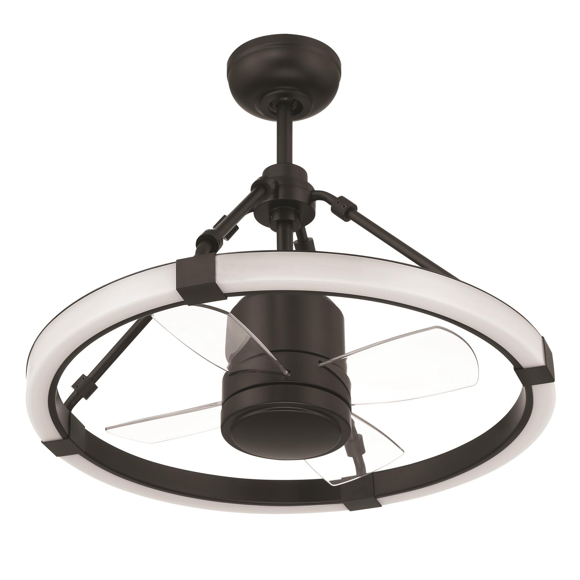 Levy 19 Inch Chandelier Ceiling Fan,