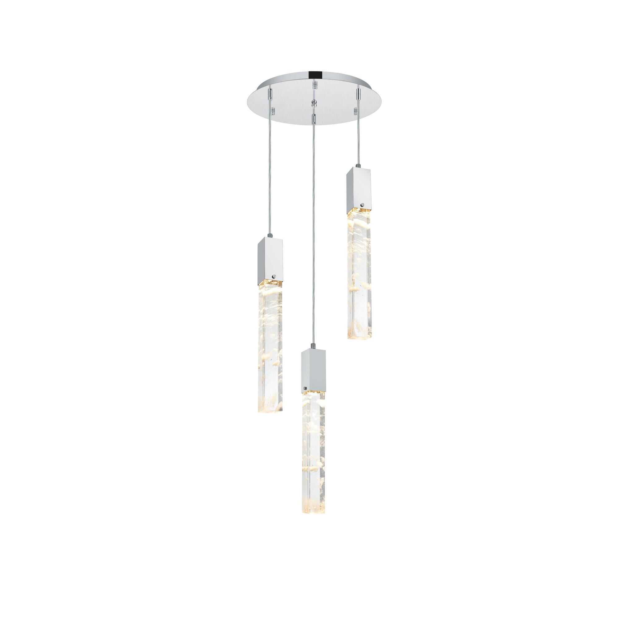 Aurora 16 Inch Multi Light Pendant by Elegant Lighting
