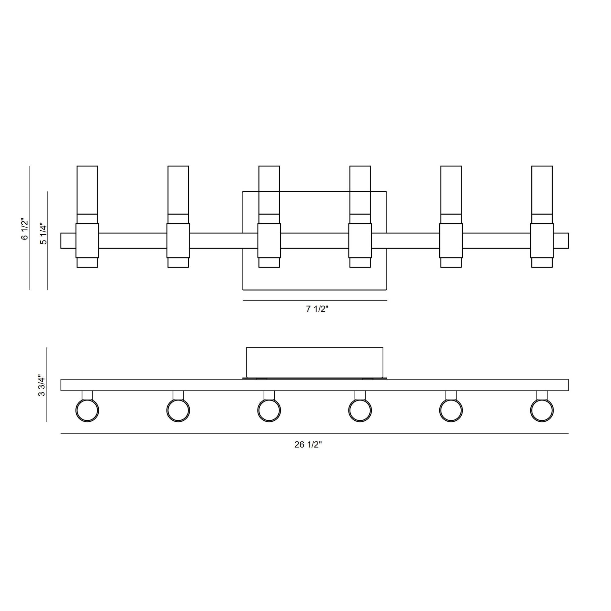 Albany 26 Inch 12 Light LED Bath Vanity Light by Eurofase Lighting